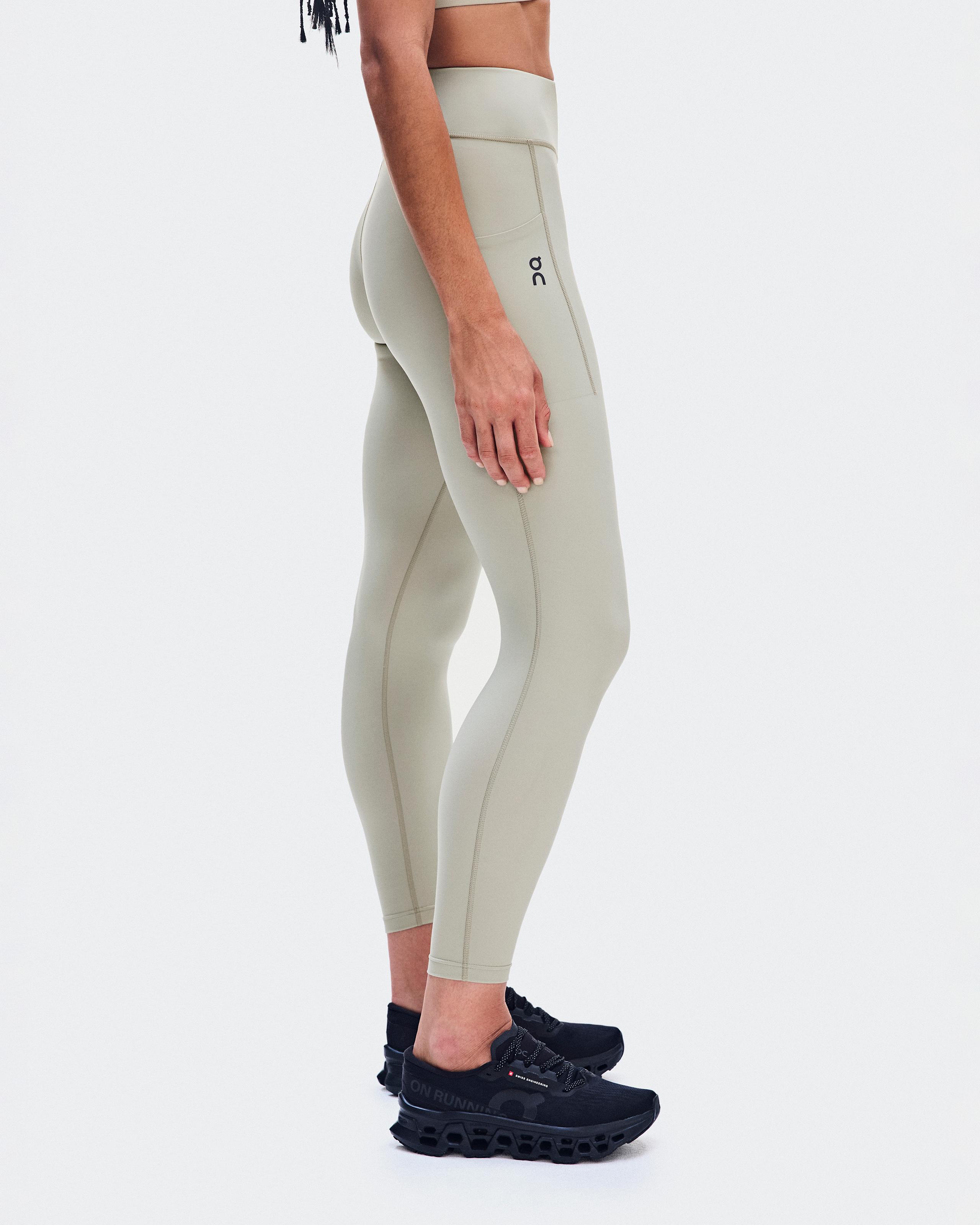 Женские беговые тайтсы On Performance Tights 7/8, Brume — фото 5