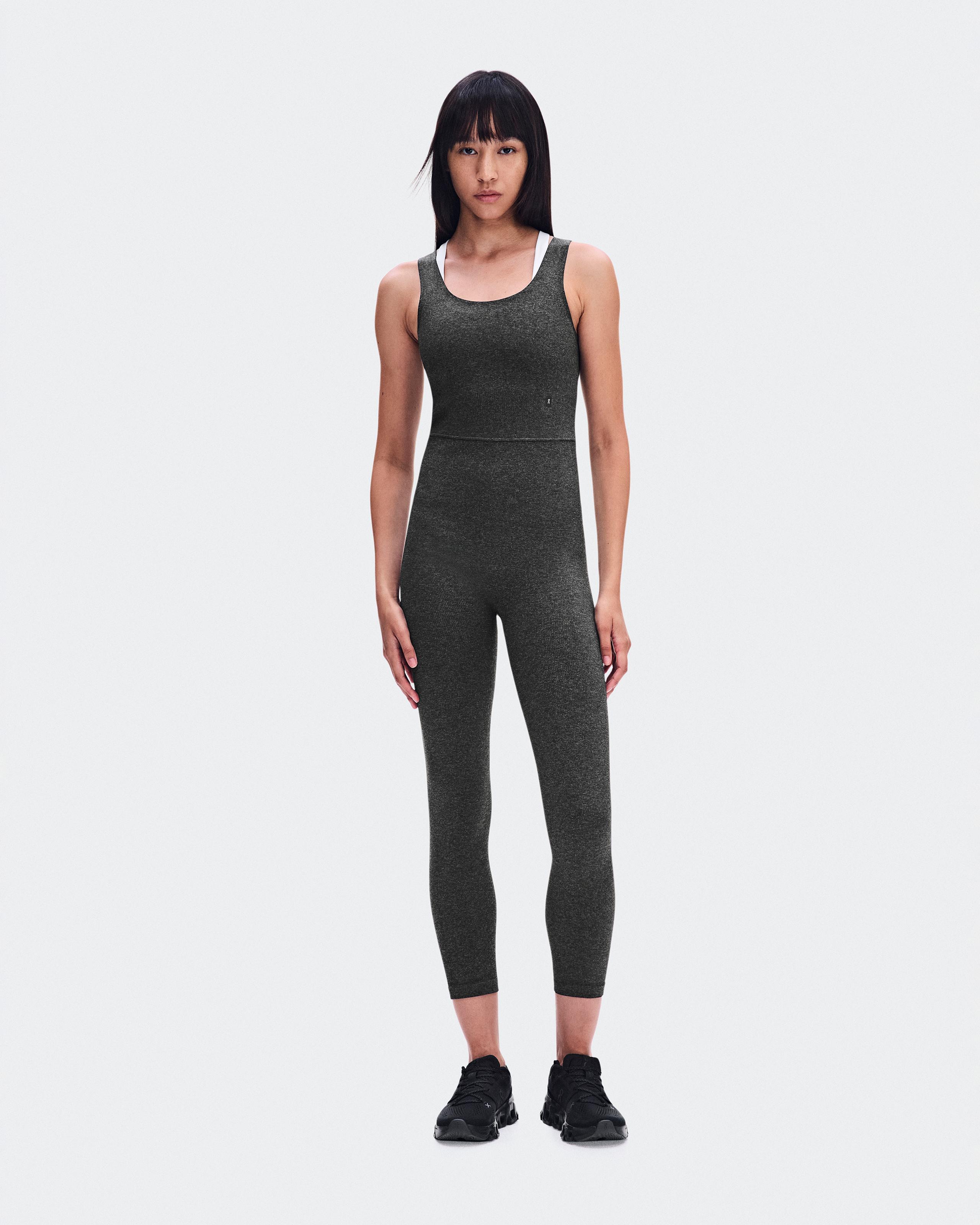 Studio Knit Bodysuit 7/8 Ember Heather