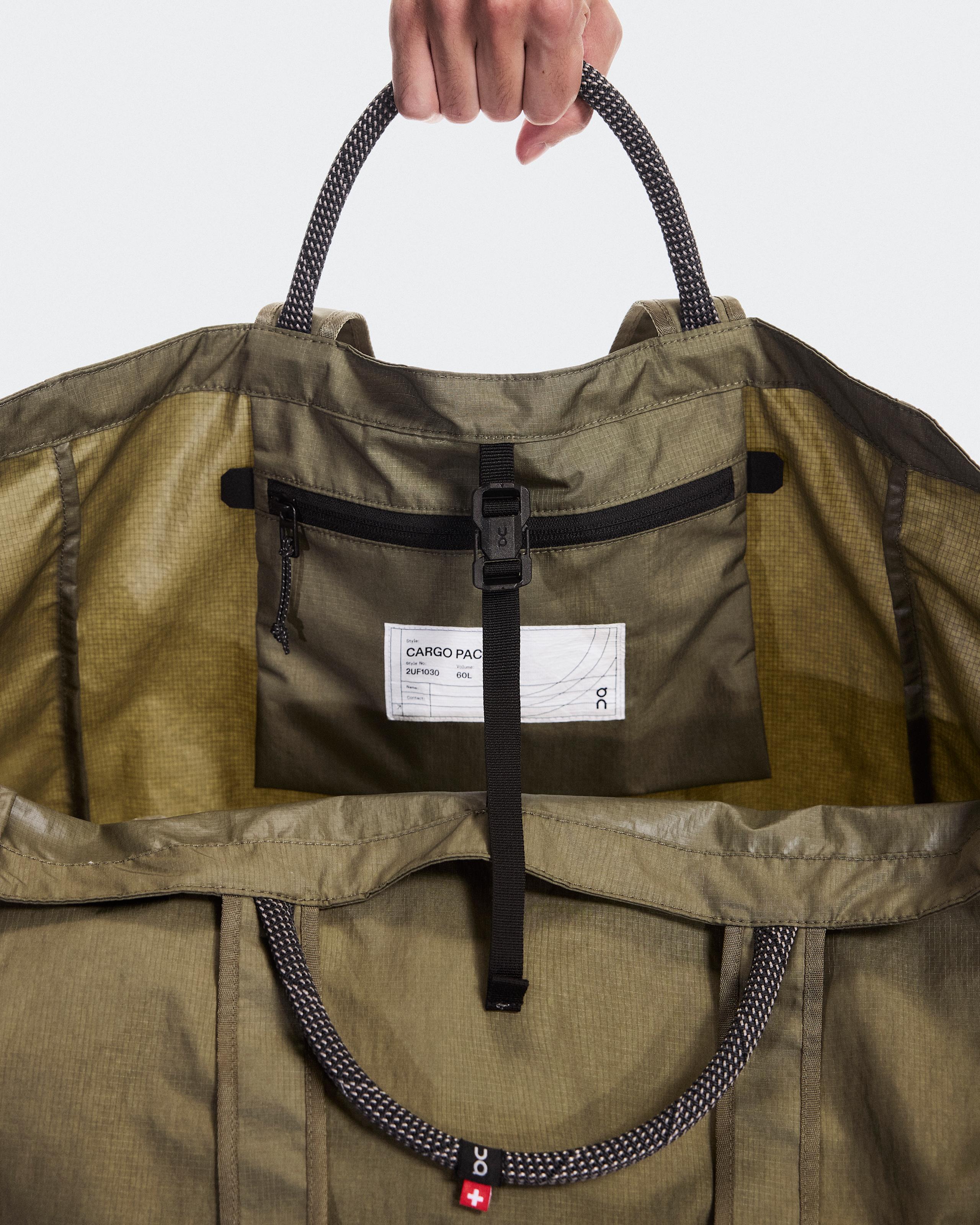 Рюкзак On Cargo Pack 60L, оливковый — фото 5