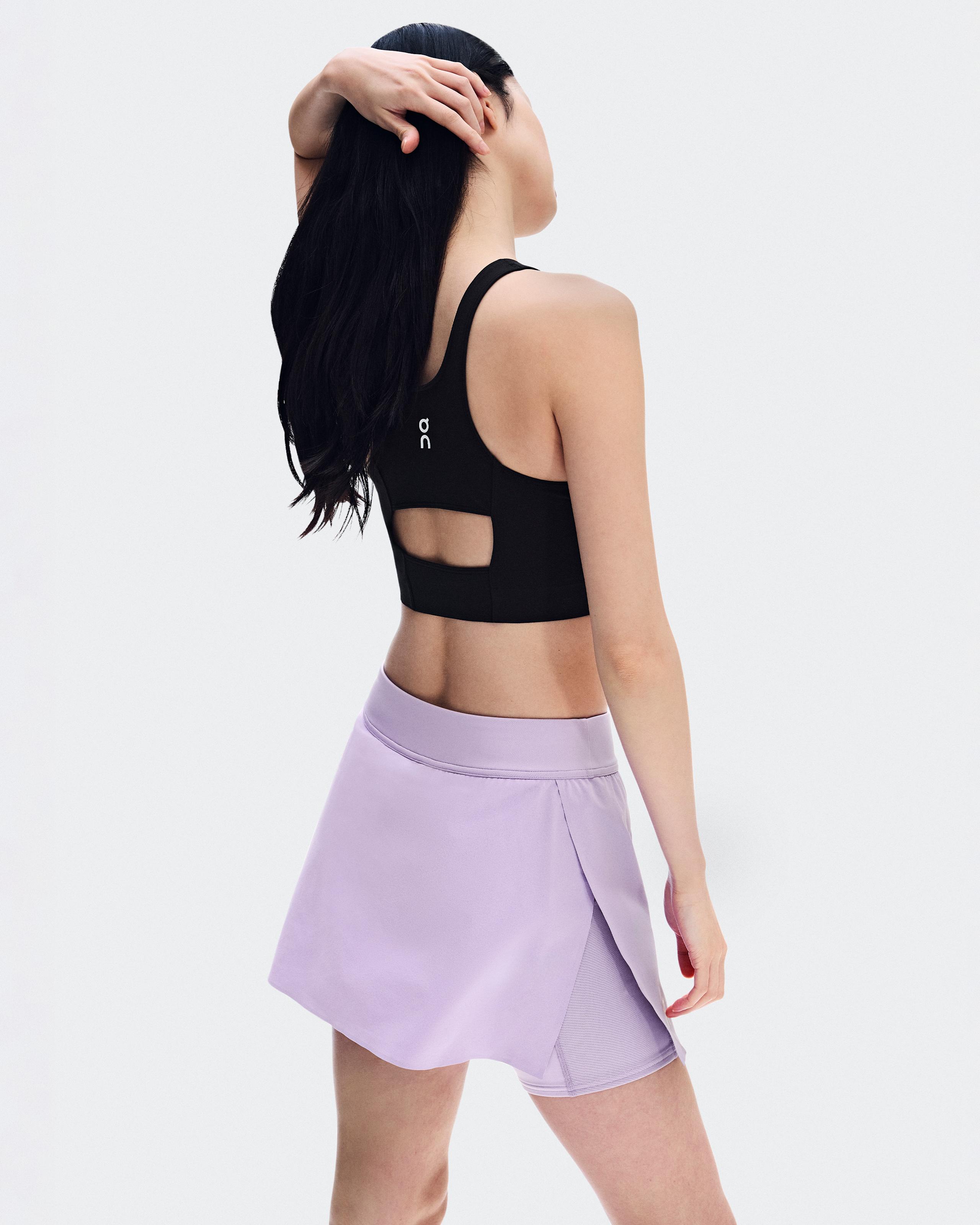 Женская юбка On Court Skirt Split, Bloom — фото 6