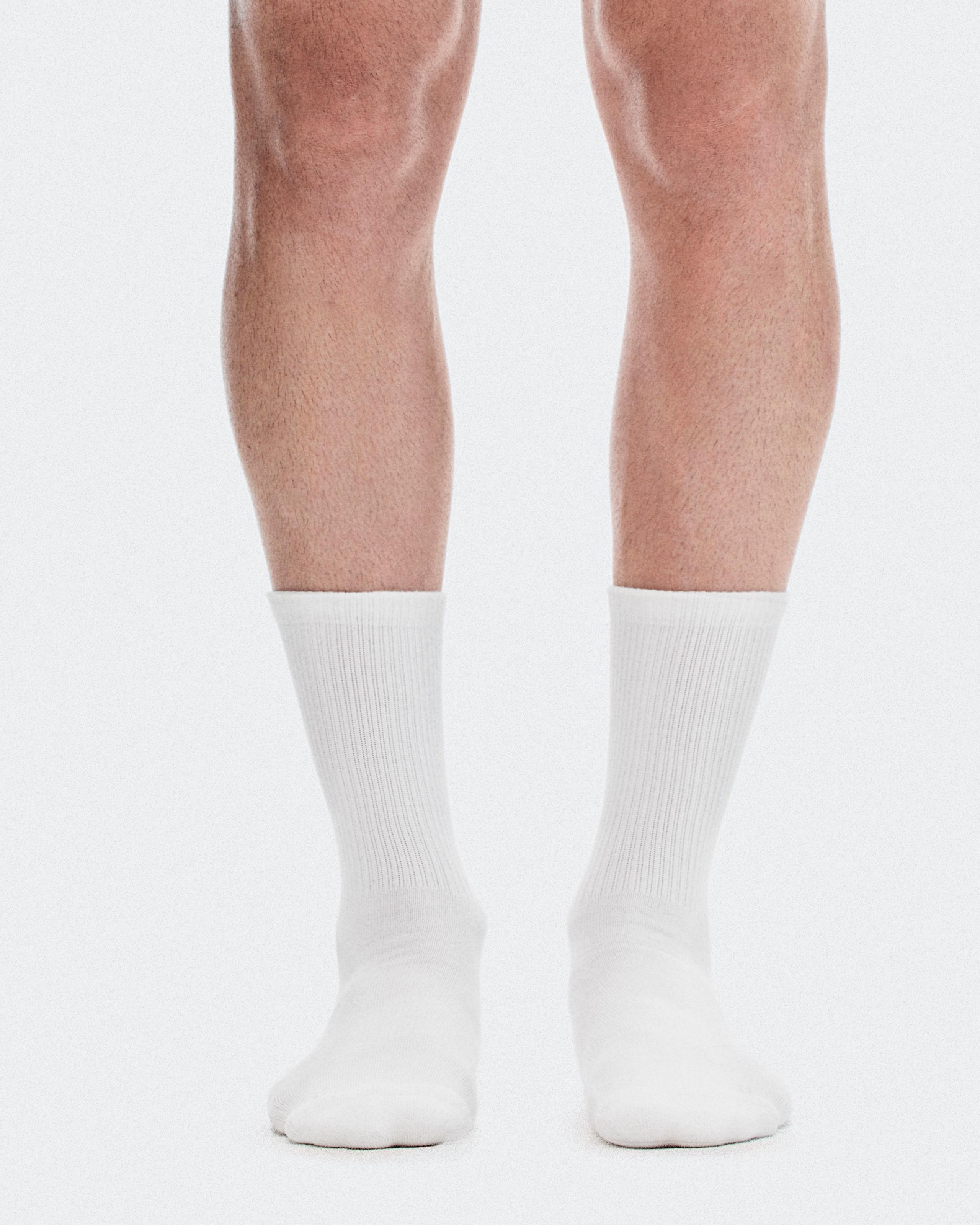 Club Sock High 2P White