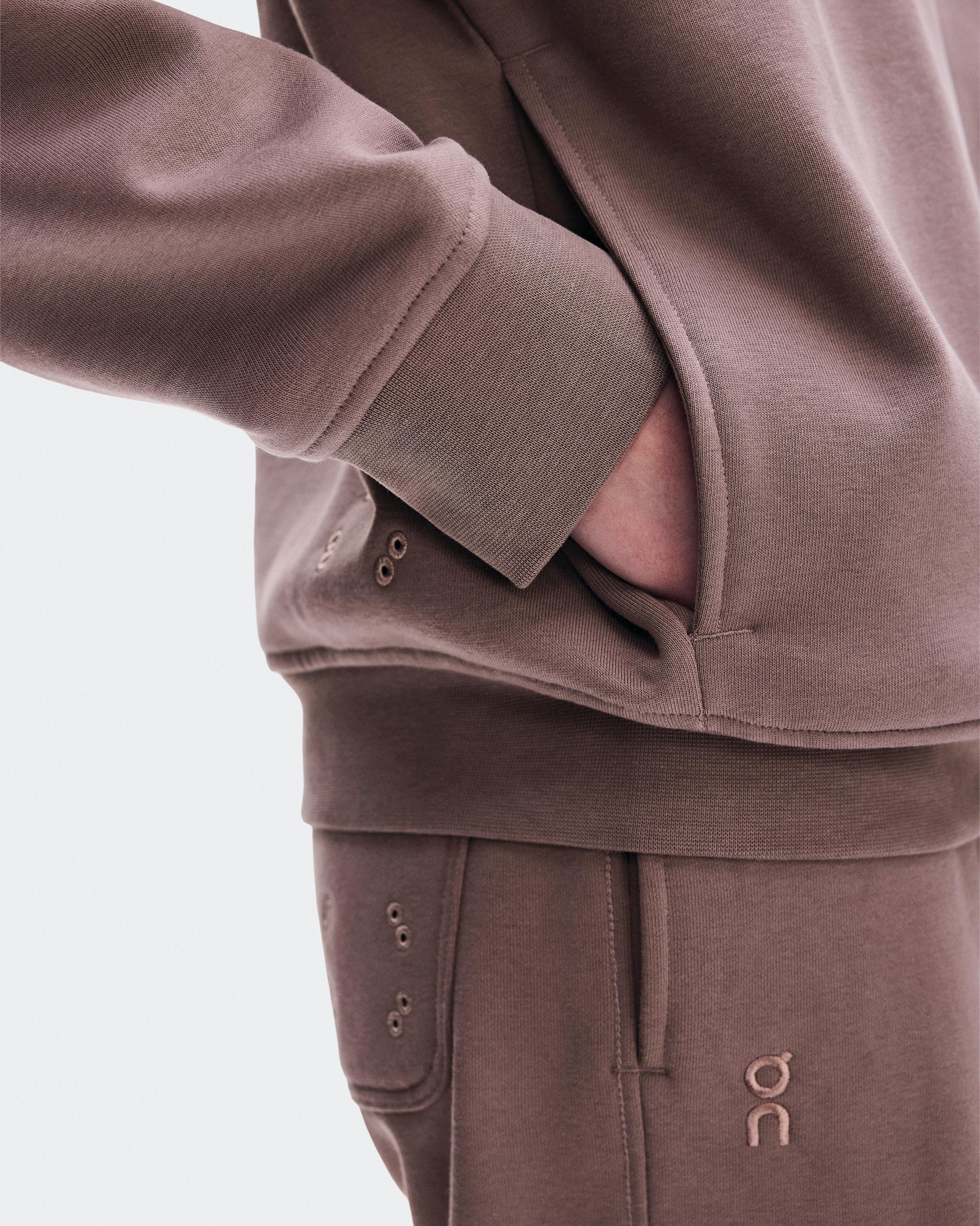 Женская кофта On Club Collective 1/4 Zip, Clove — фото 6