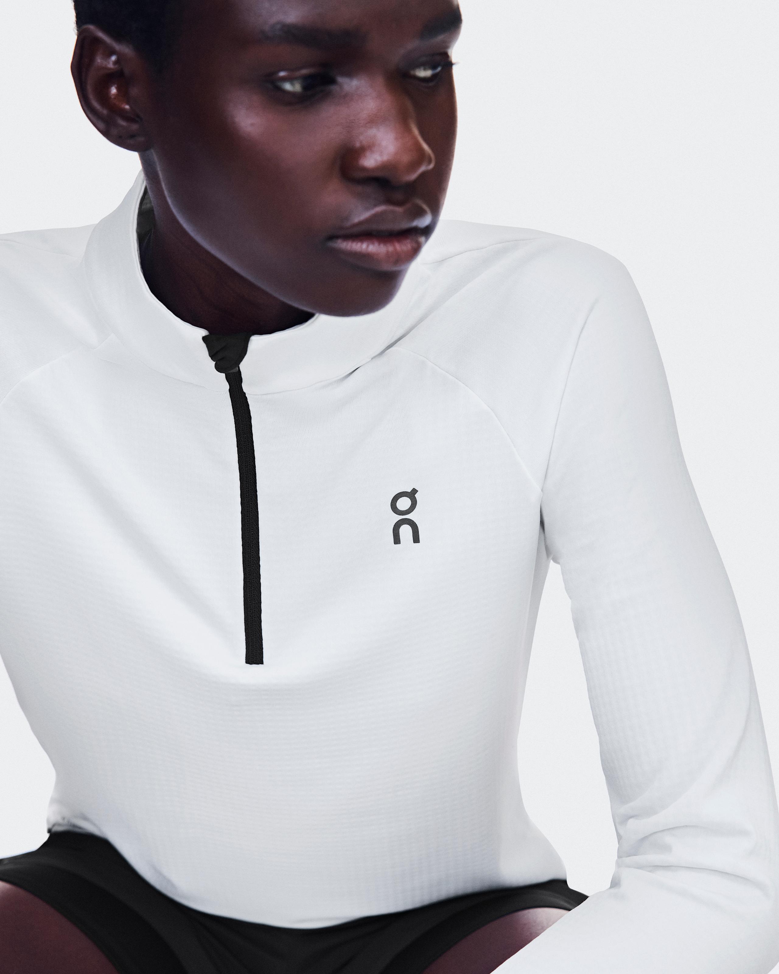 Женская беговая рубашка On Climate Shirt, White — фото 4