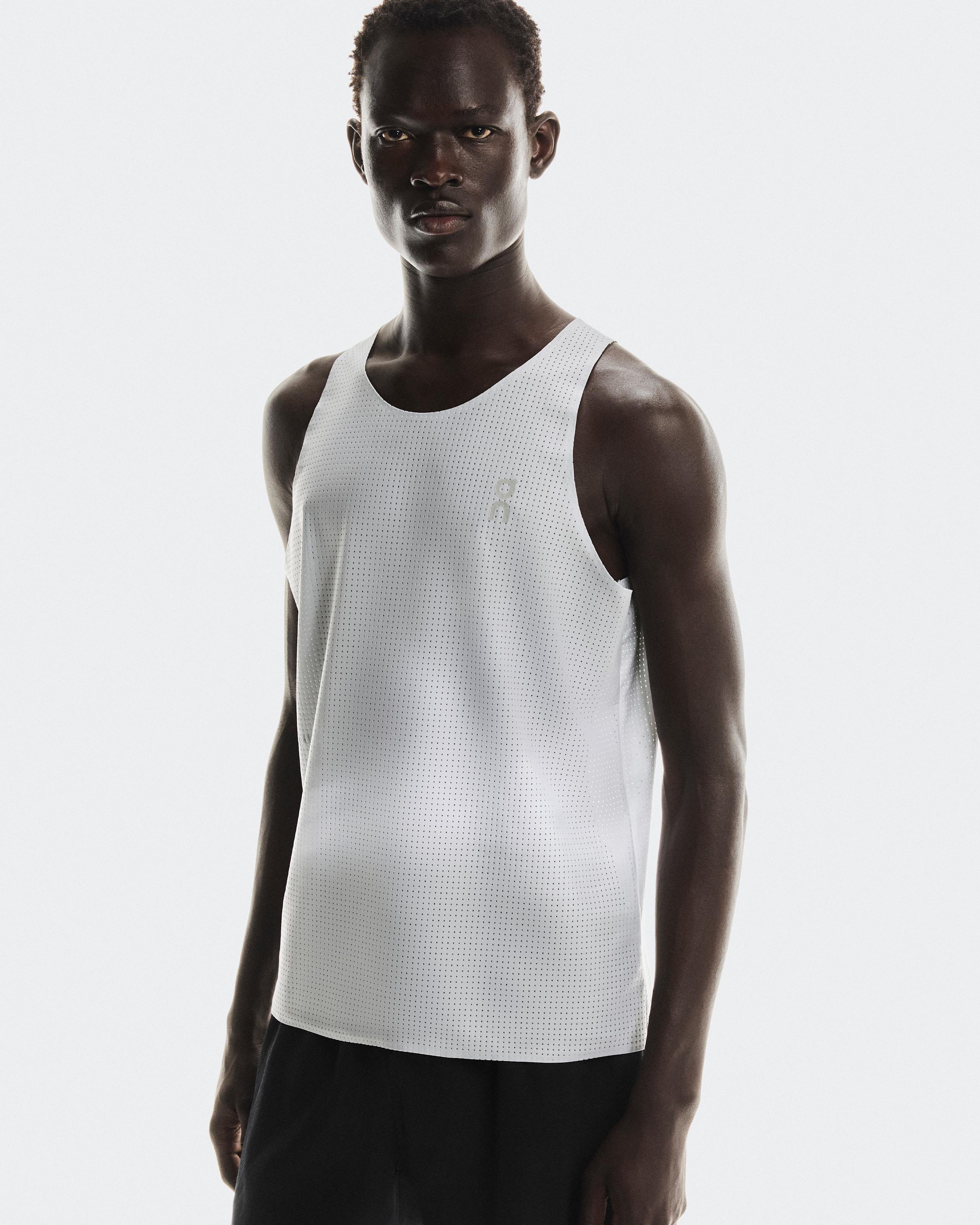 Мужская майка On Pace Tank, Glacier / White — фото 3