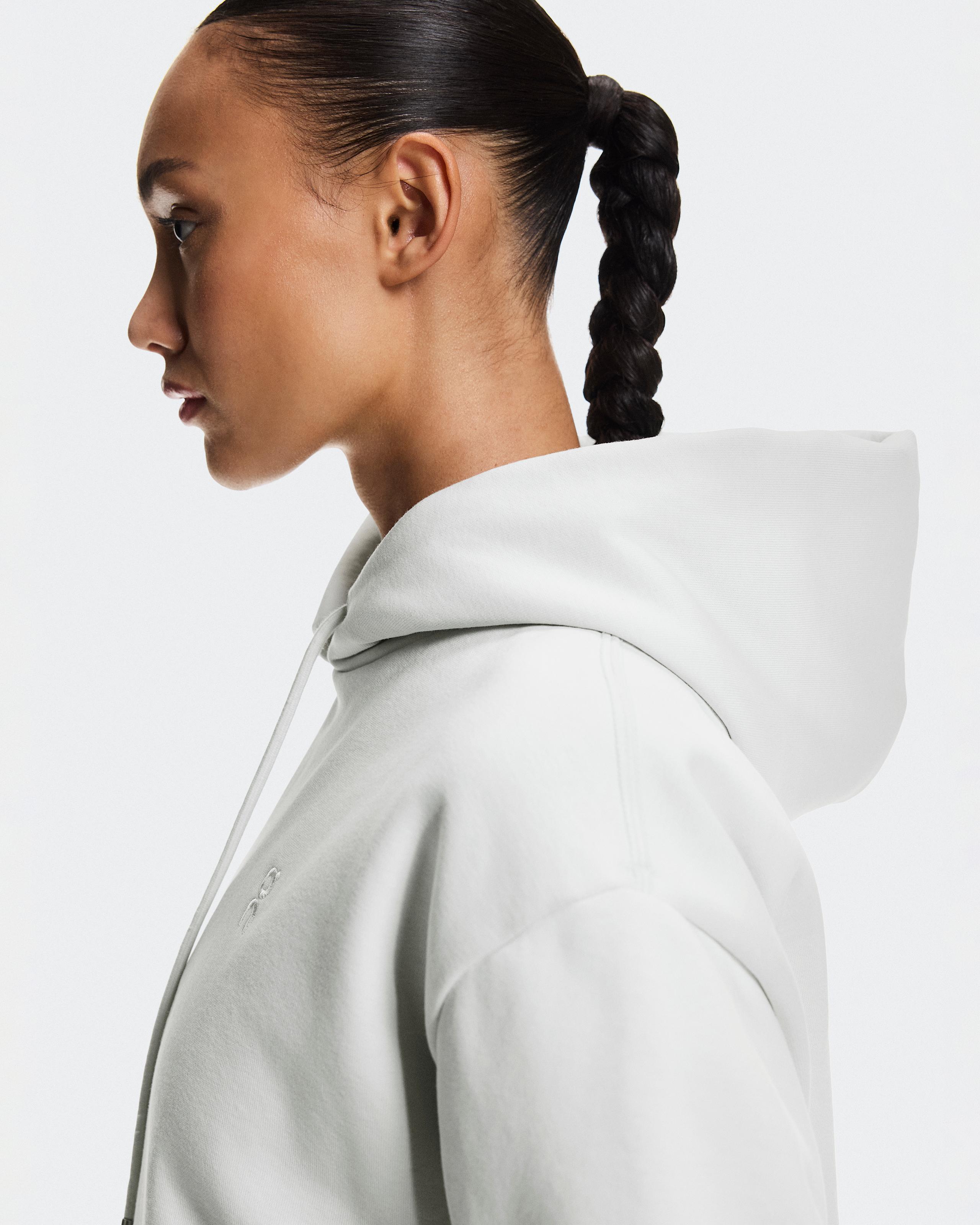 Женское худи On Club Collective Hoodie, бледно-голубое — фото 4