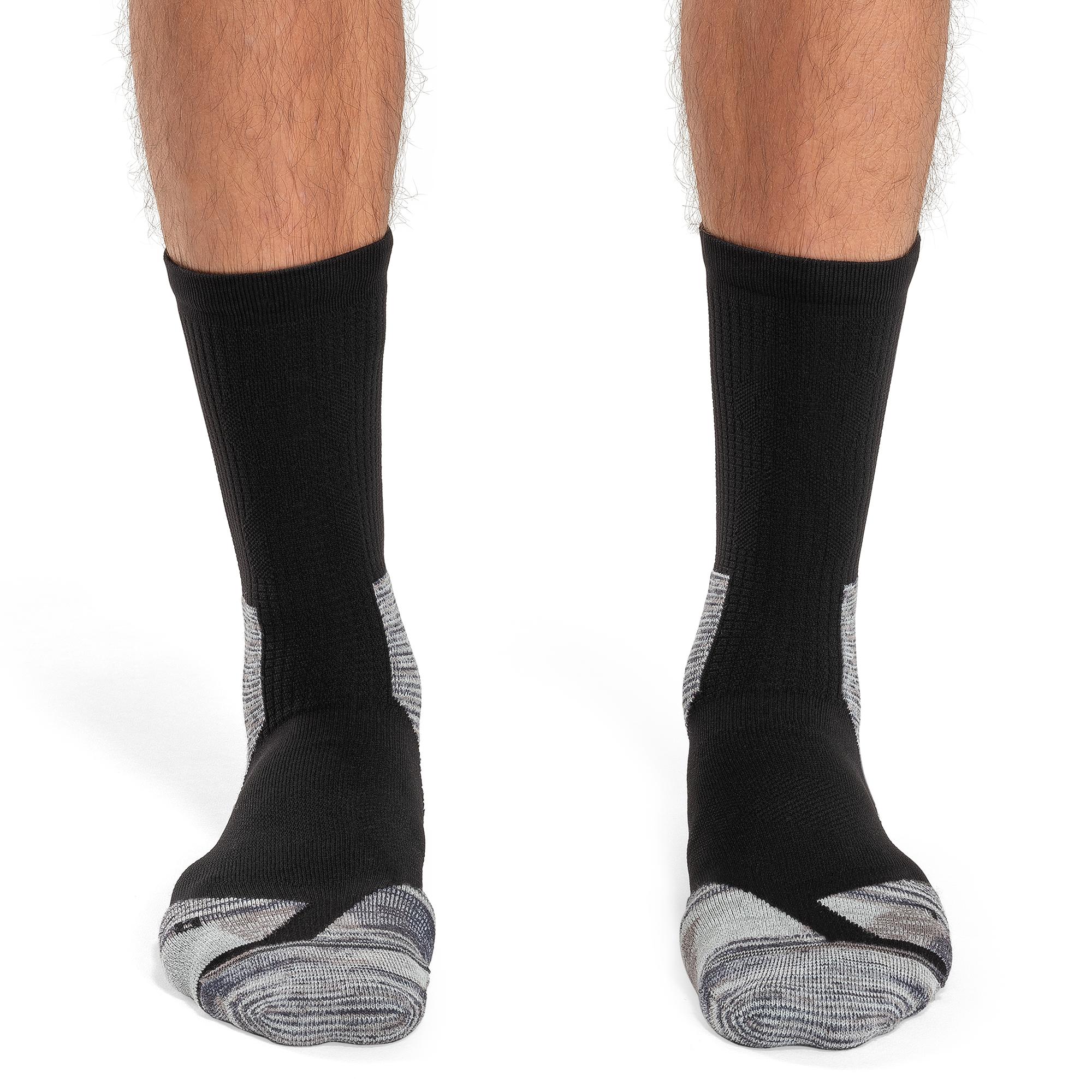 Мужские носки Explorer Merino Sock, чёрно-голубые — фото 2