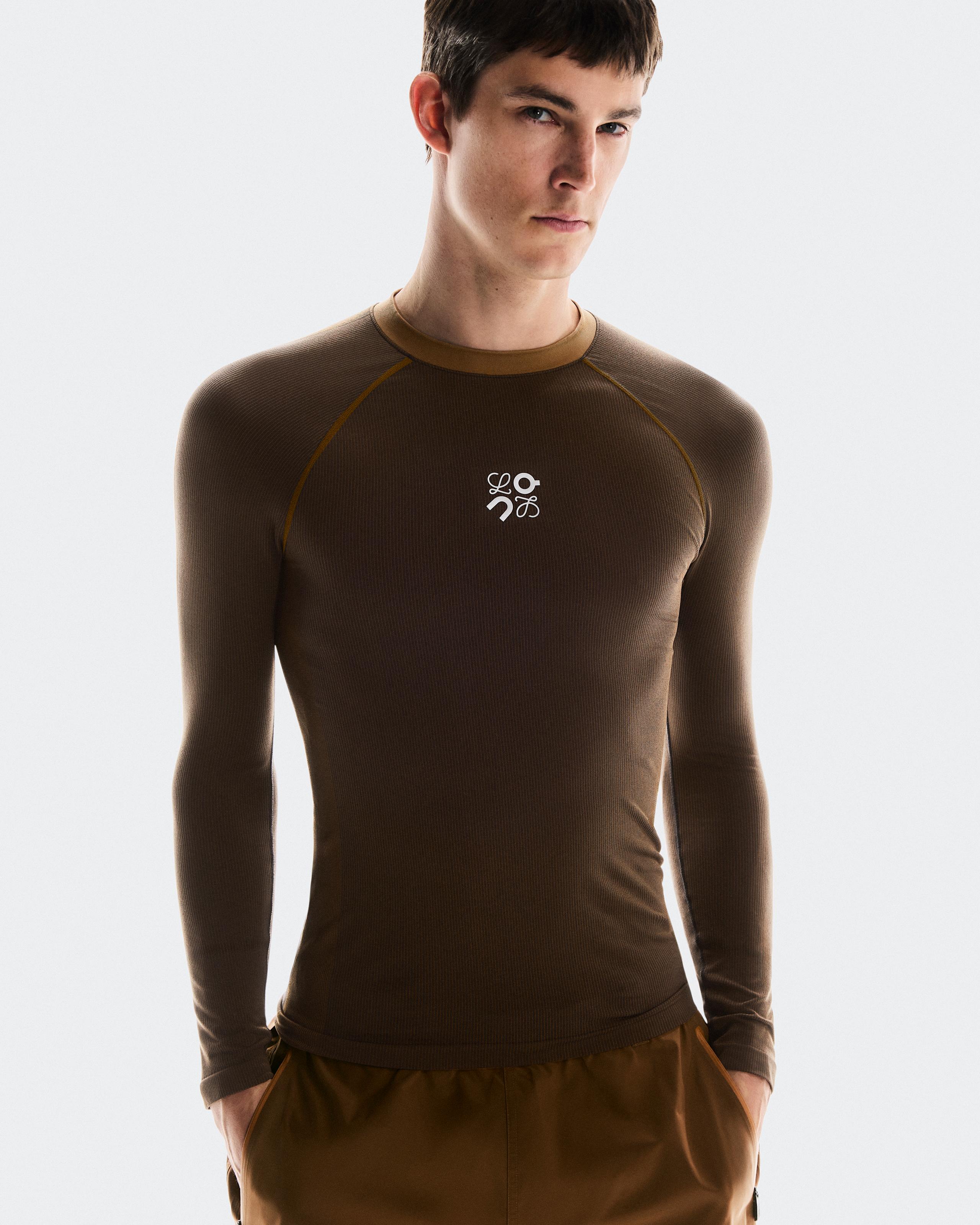 Мужской лонгслив On Long Sleeve Top LOEWE, Toffee — фото 3