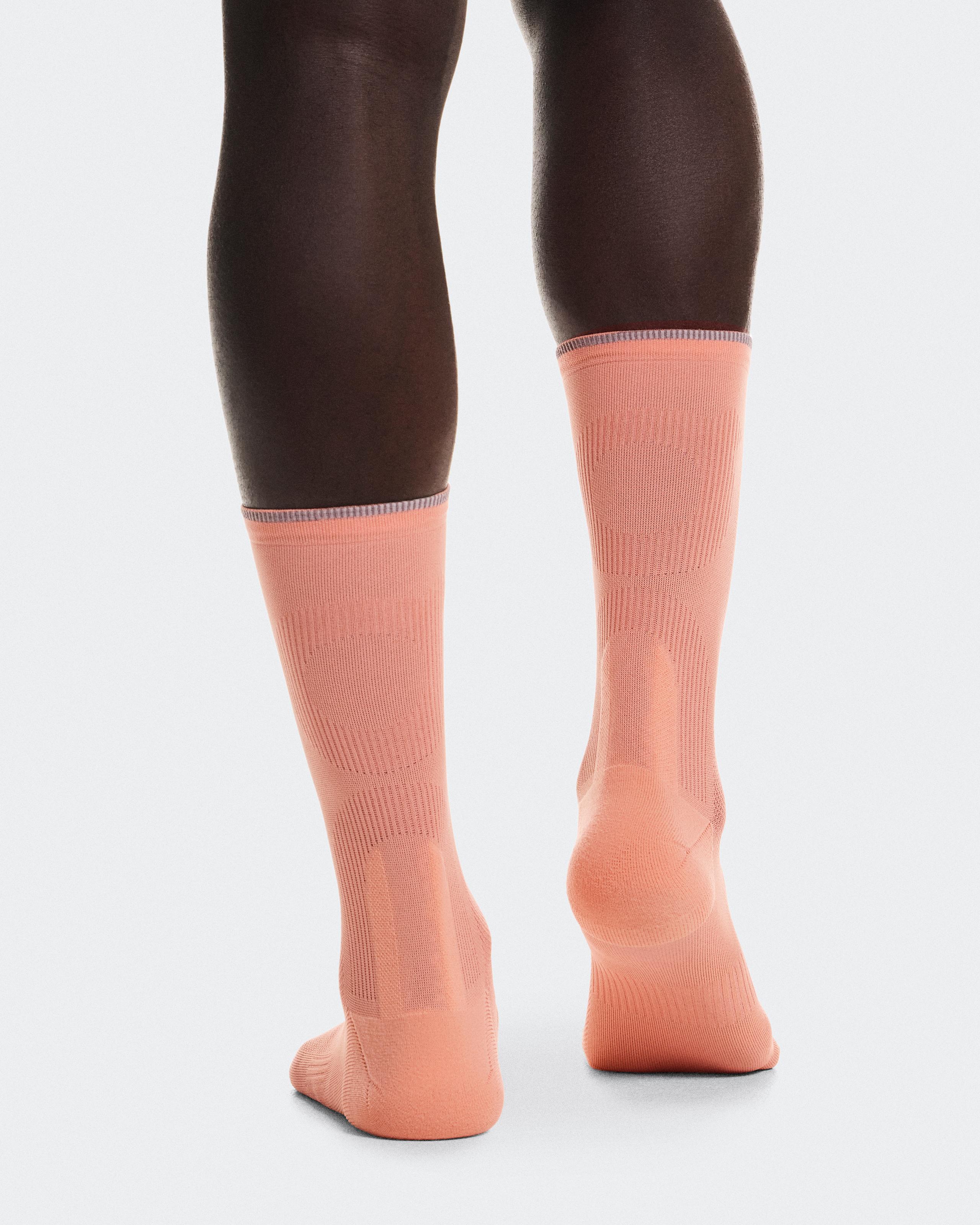 Носки Elite Run Sock High, солнечный камень/коралловый — фото 3