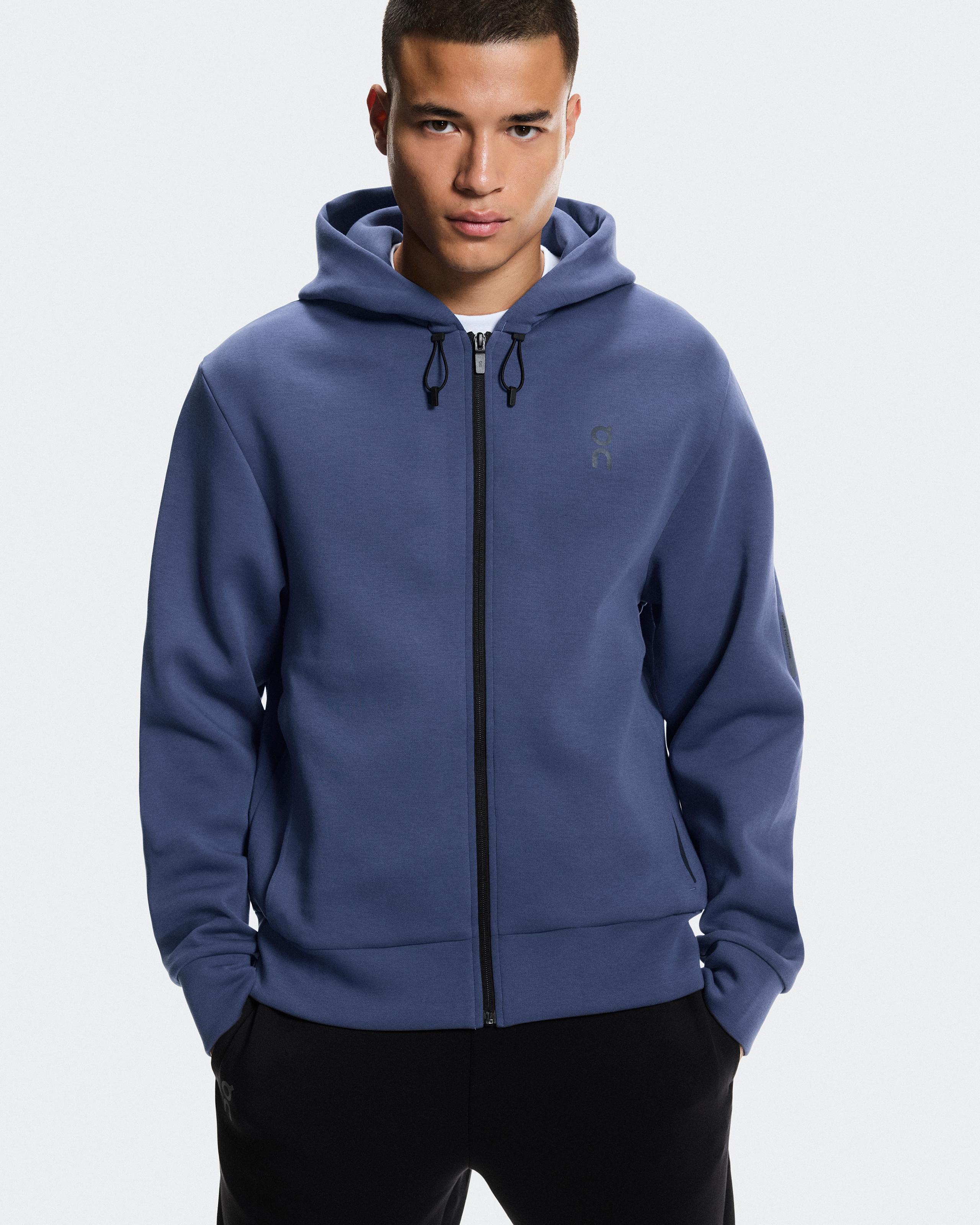 Мужское худи на молнии On Focus Tech Zip Hoodie, Acai — фото 3