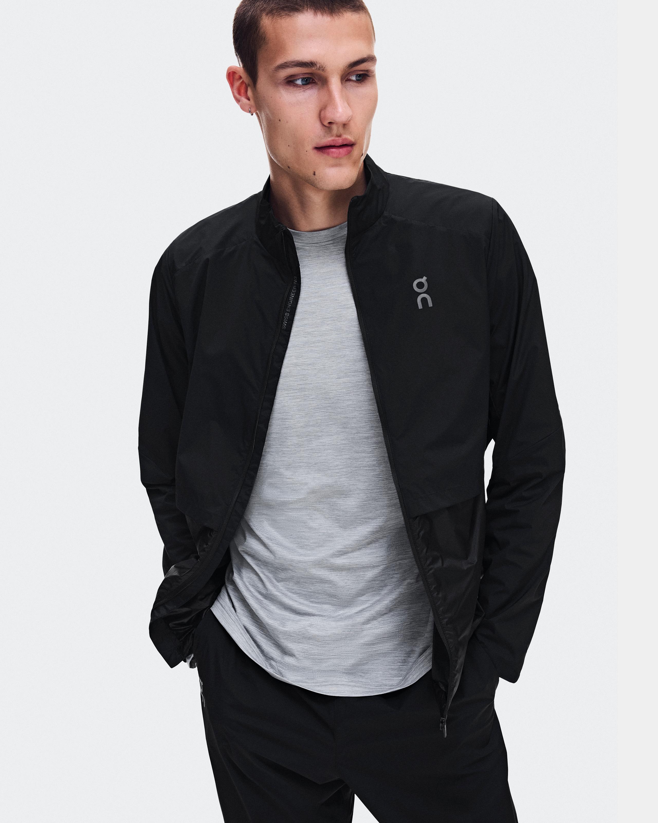 Мужская беговая куртка On Weather Jacket, Black — фото 4