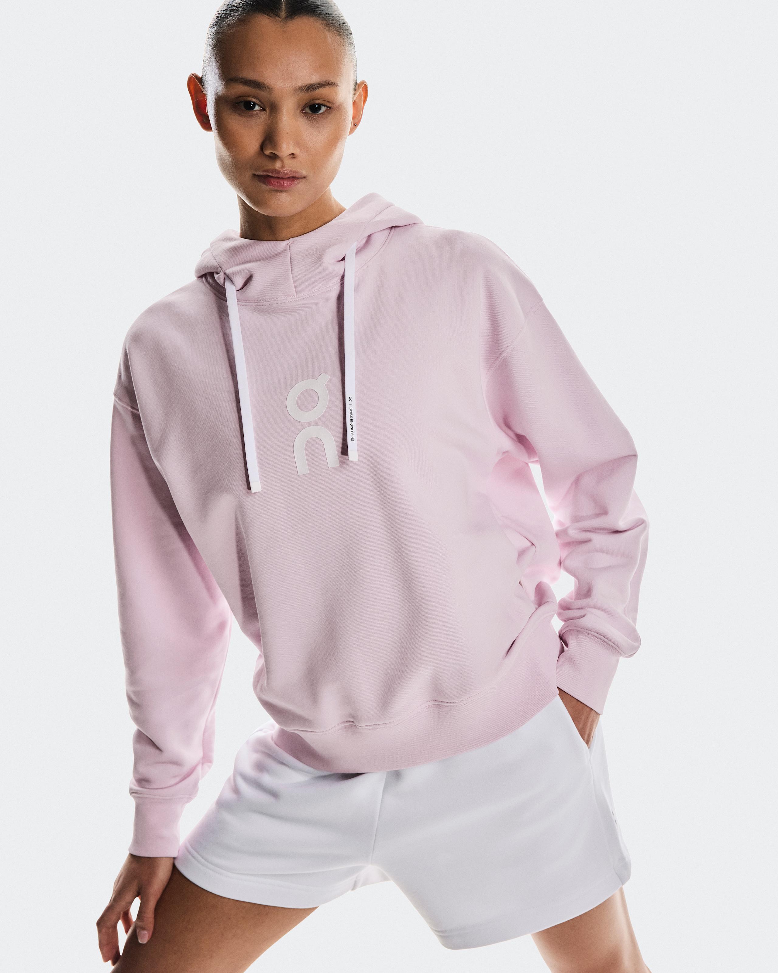 Женская толстовка On Club Hoodie, сиренево-розовая — фото 3