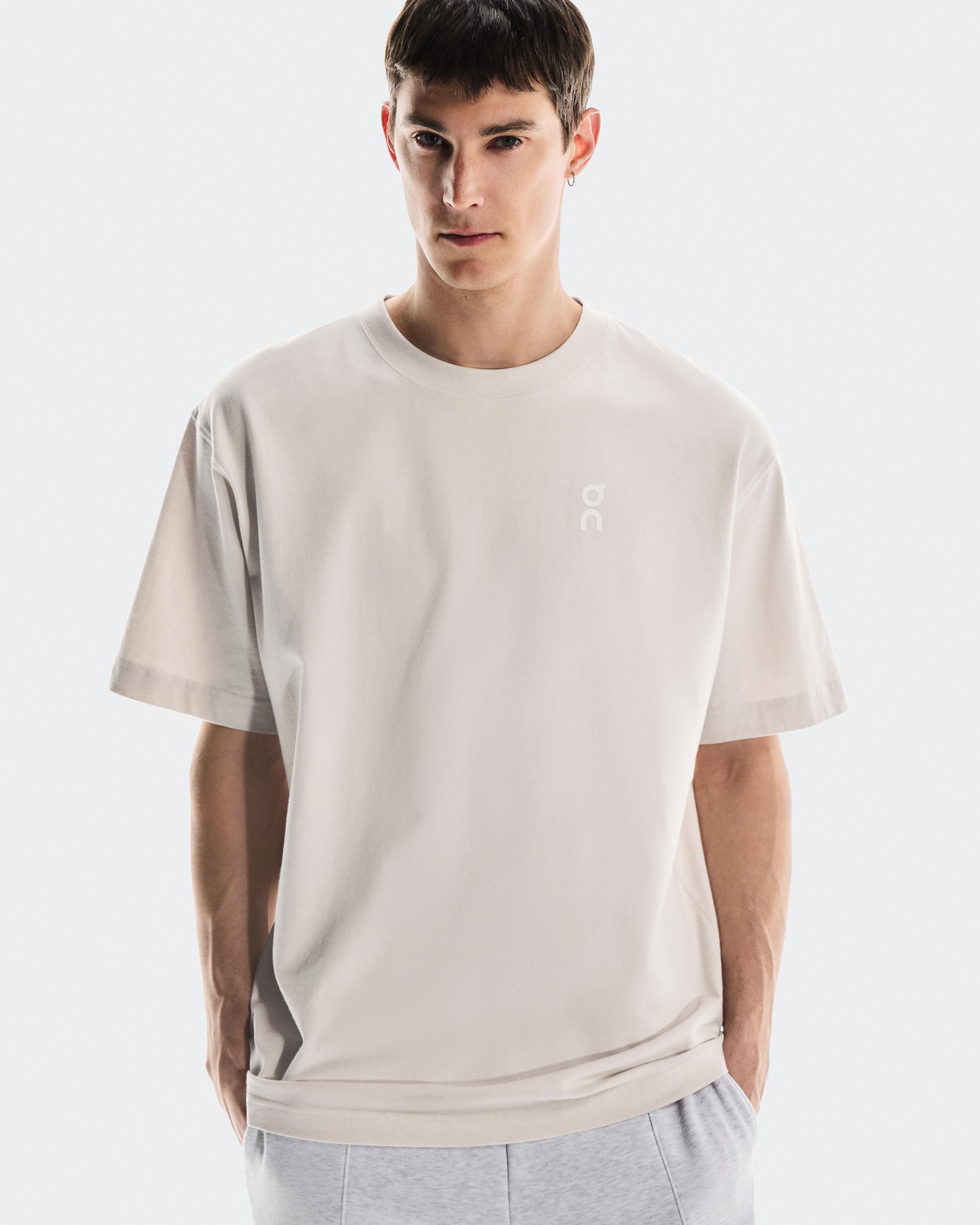 Мужская футболка On Club-T Graphic Tennis, Silver — фото 3