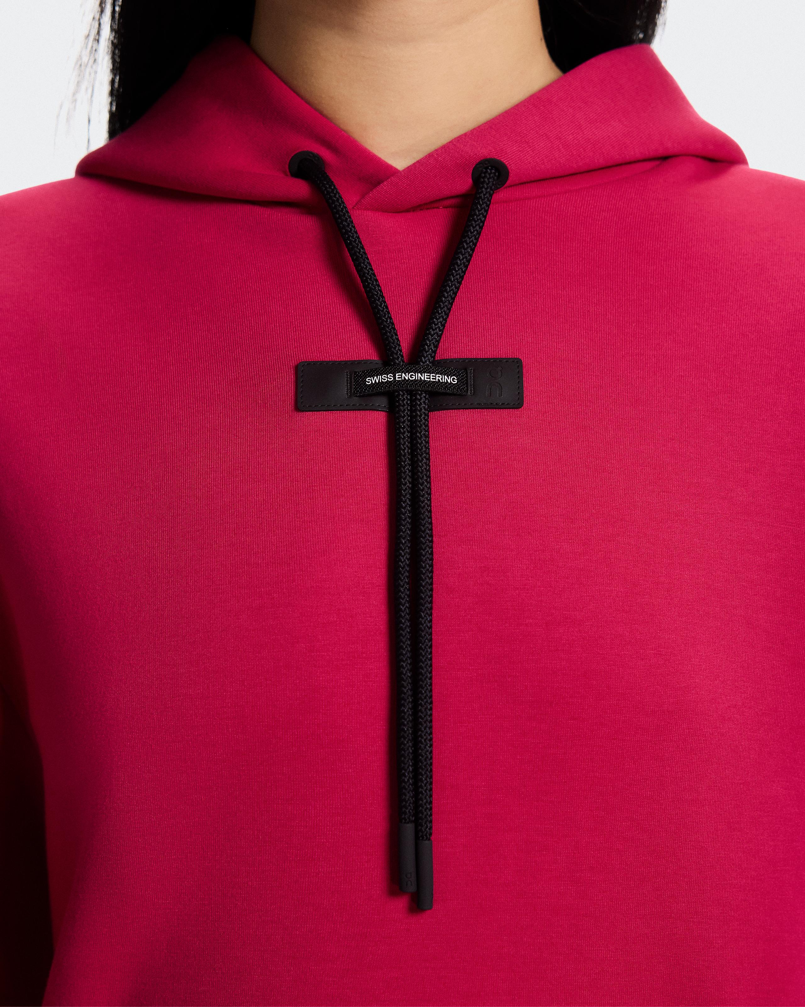 Женское худи On Focus Tech Hoodie, Grenadine — фото 5