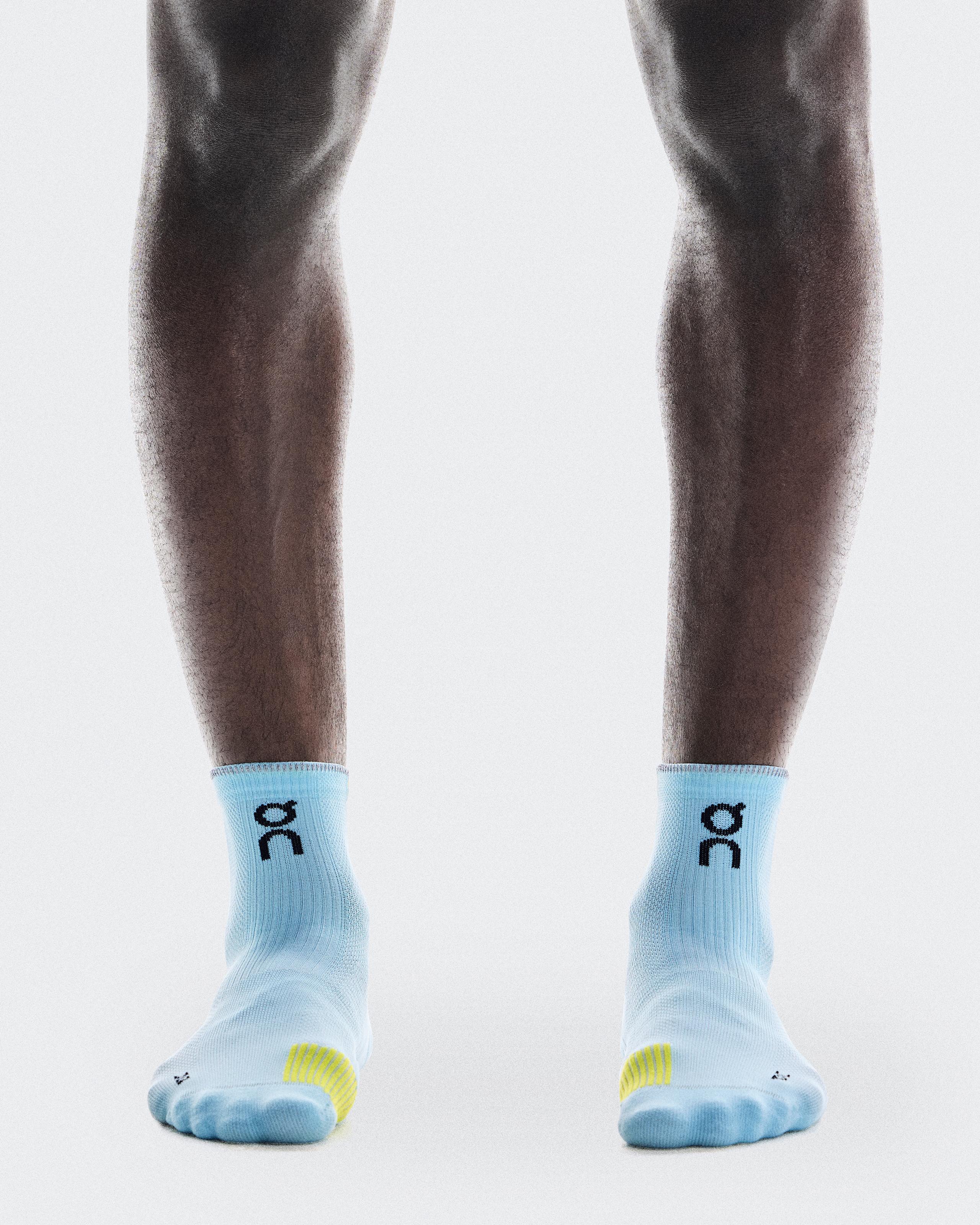 Performance Run Sock Mid Wash | Lime