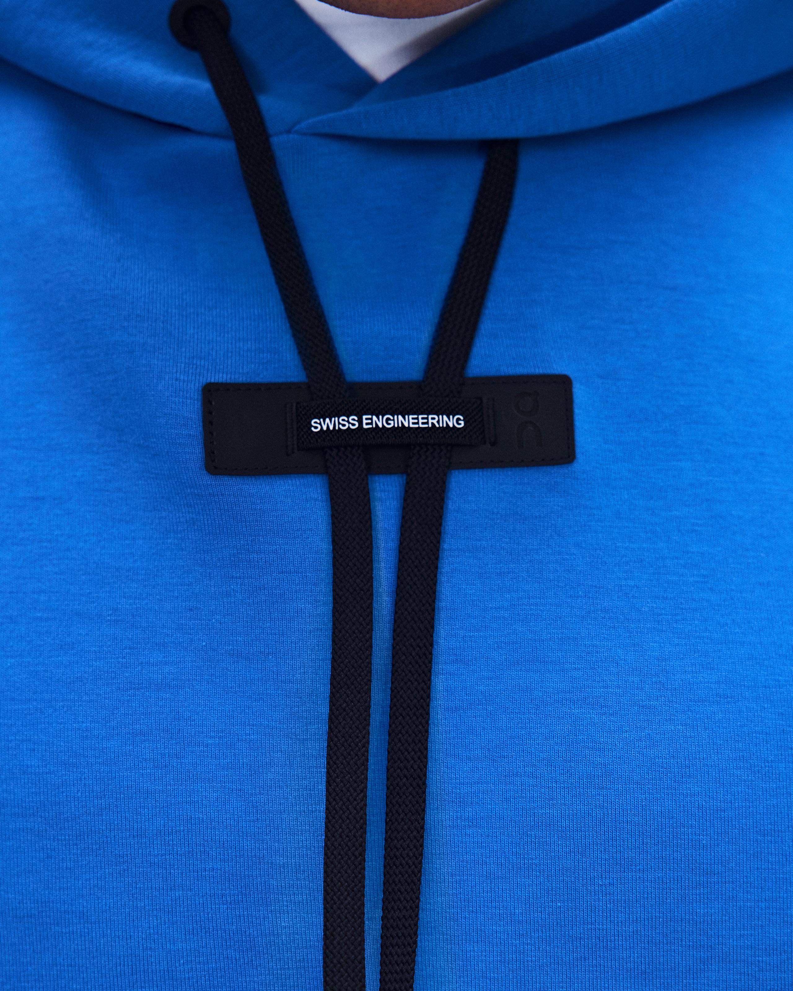 Худи On Focus Tech Hoodie мужское, синий (Jay) — фото 4