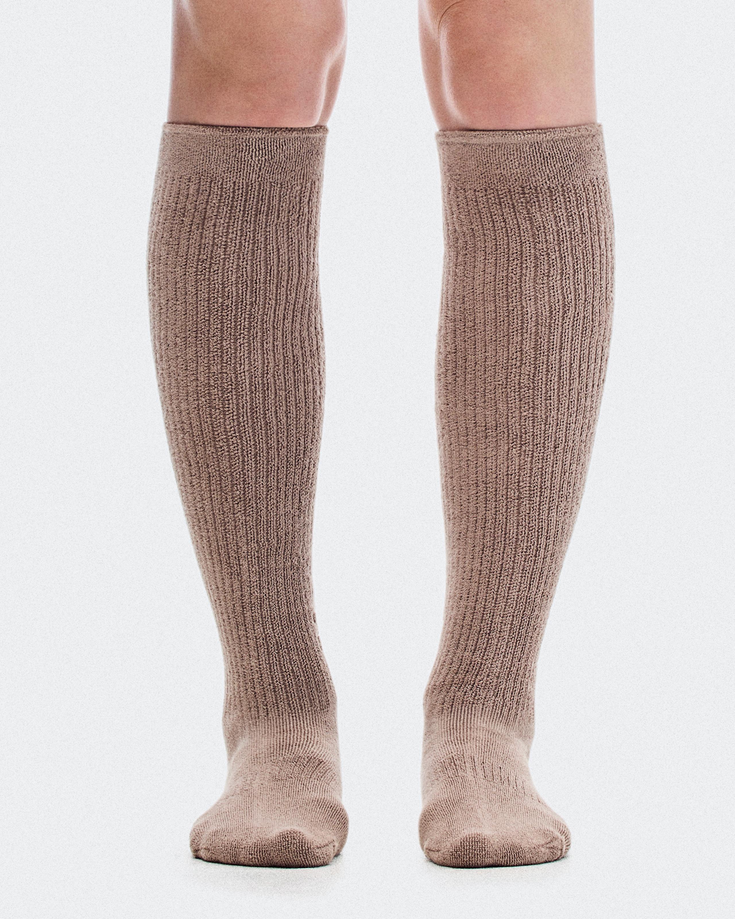 Terry Sock Knee High Clay