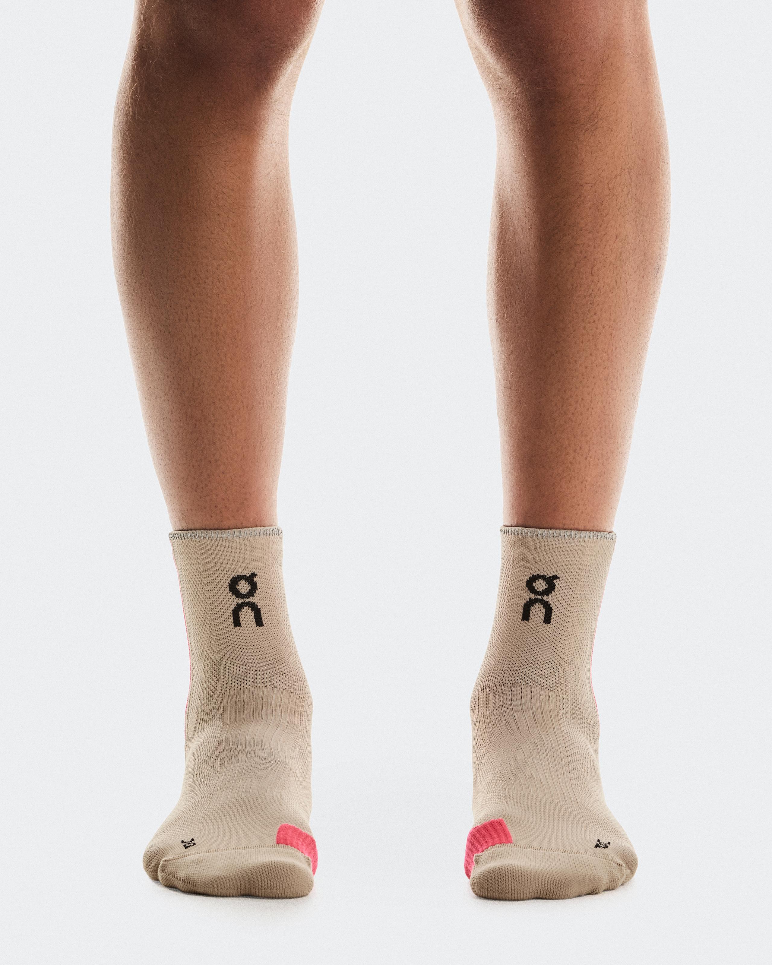 Performance Run Sock Mid Desert | Pink