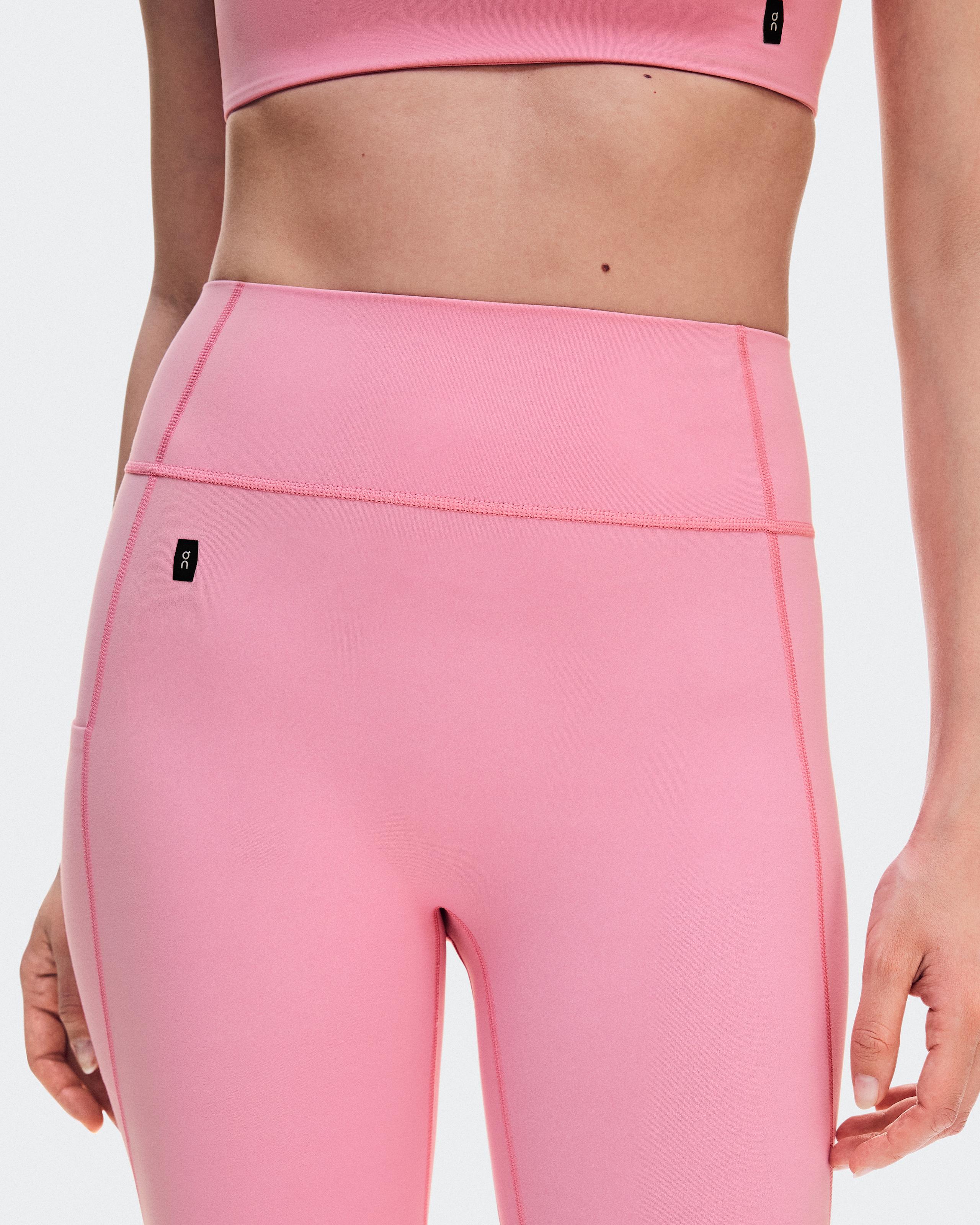 Тайтсы On Studio Leggings 7/8 женские, магнолиево-кремовые — фото 6