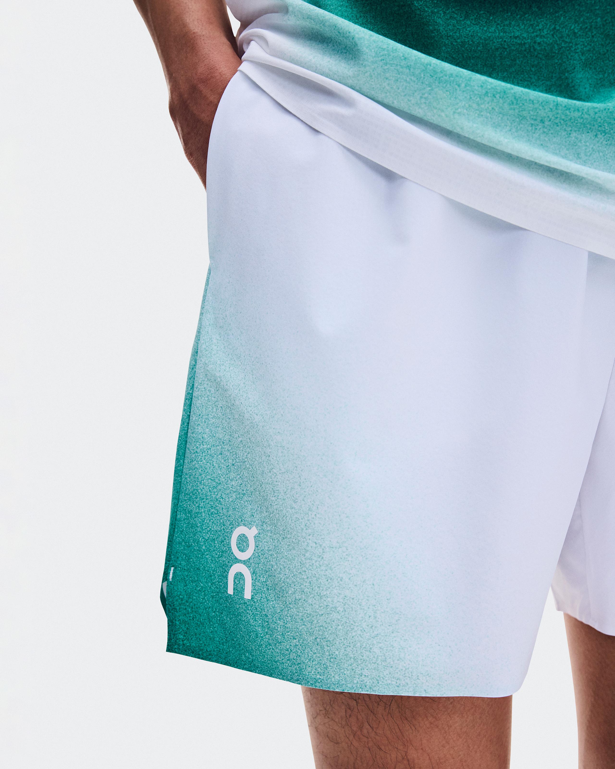 Шорты On 5" Court Shorts Swing мужские, белые с оливковым — фото 2
