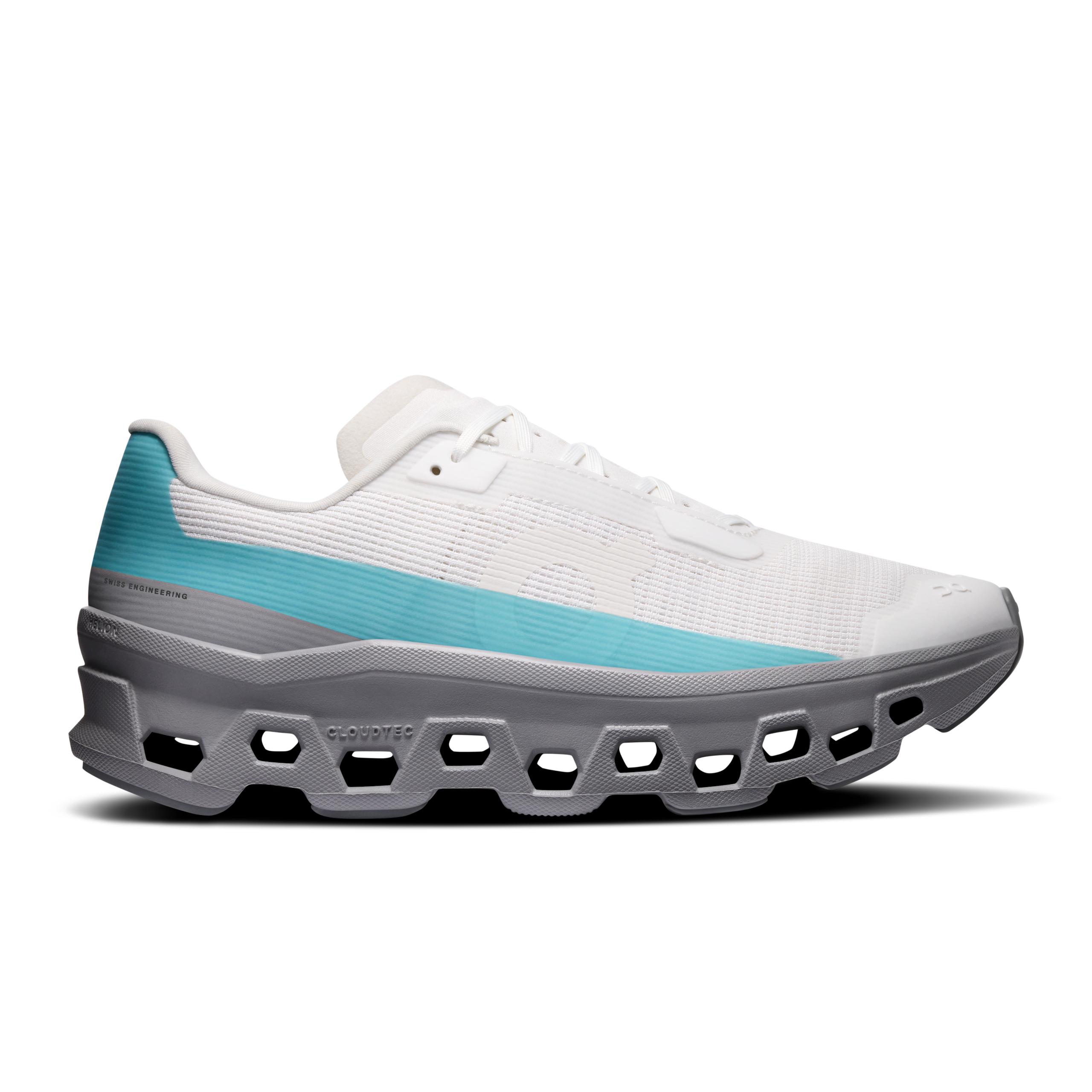 Cloudmonster Void White | Aquamarine