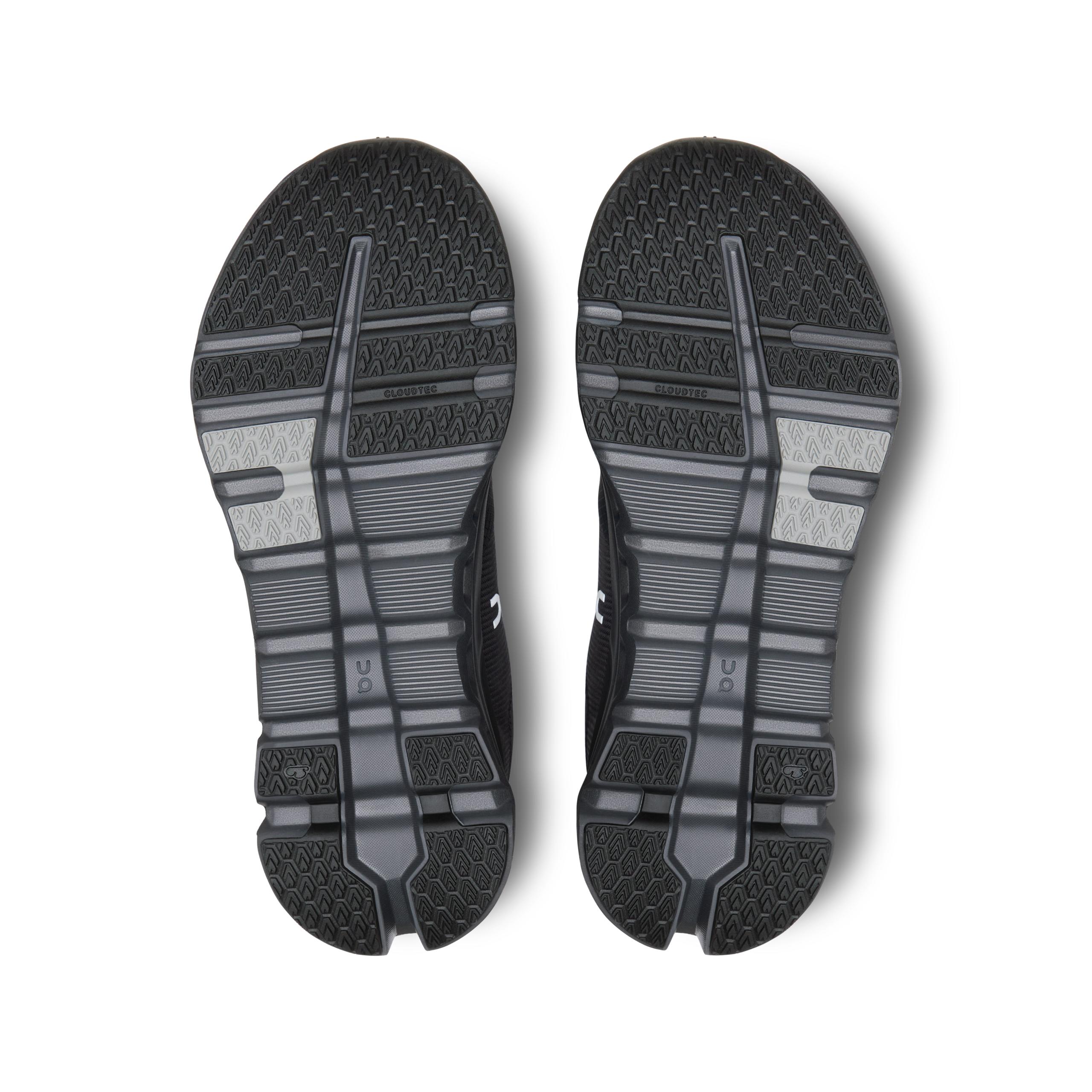 Кроссовки On Cloudrunner 2 Waterproof женские, тёмно-серые с чёрным — фото 3