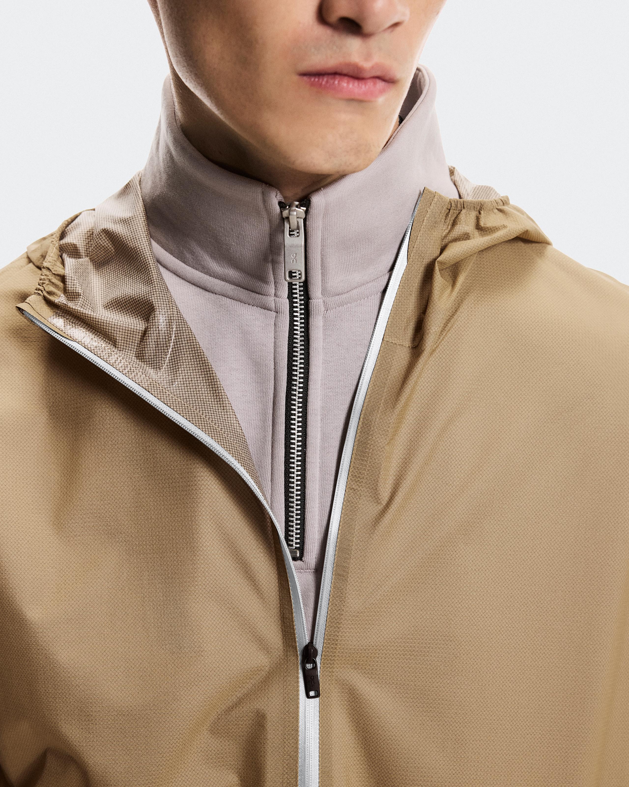 Мужская куртка On Explore Lightweight Waterproof Jacket, Chai — фото 4
