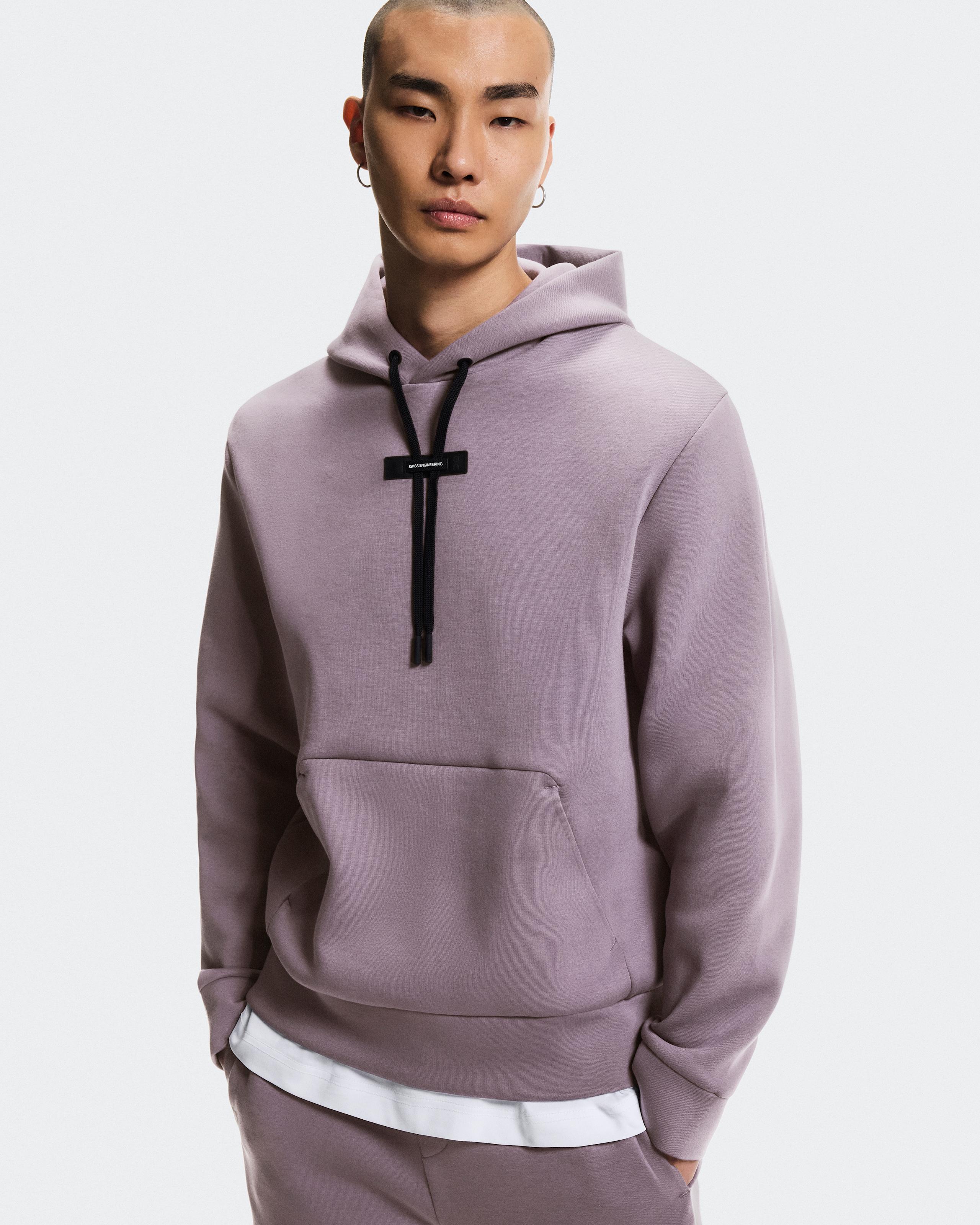Мужское худи On Focus Tech Hoodie, Dewberry — фото 3