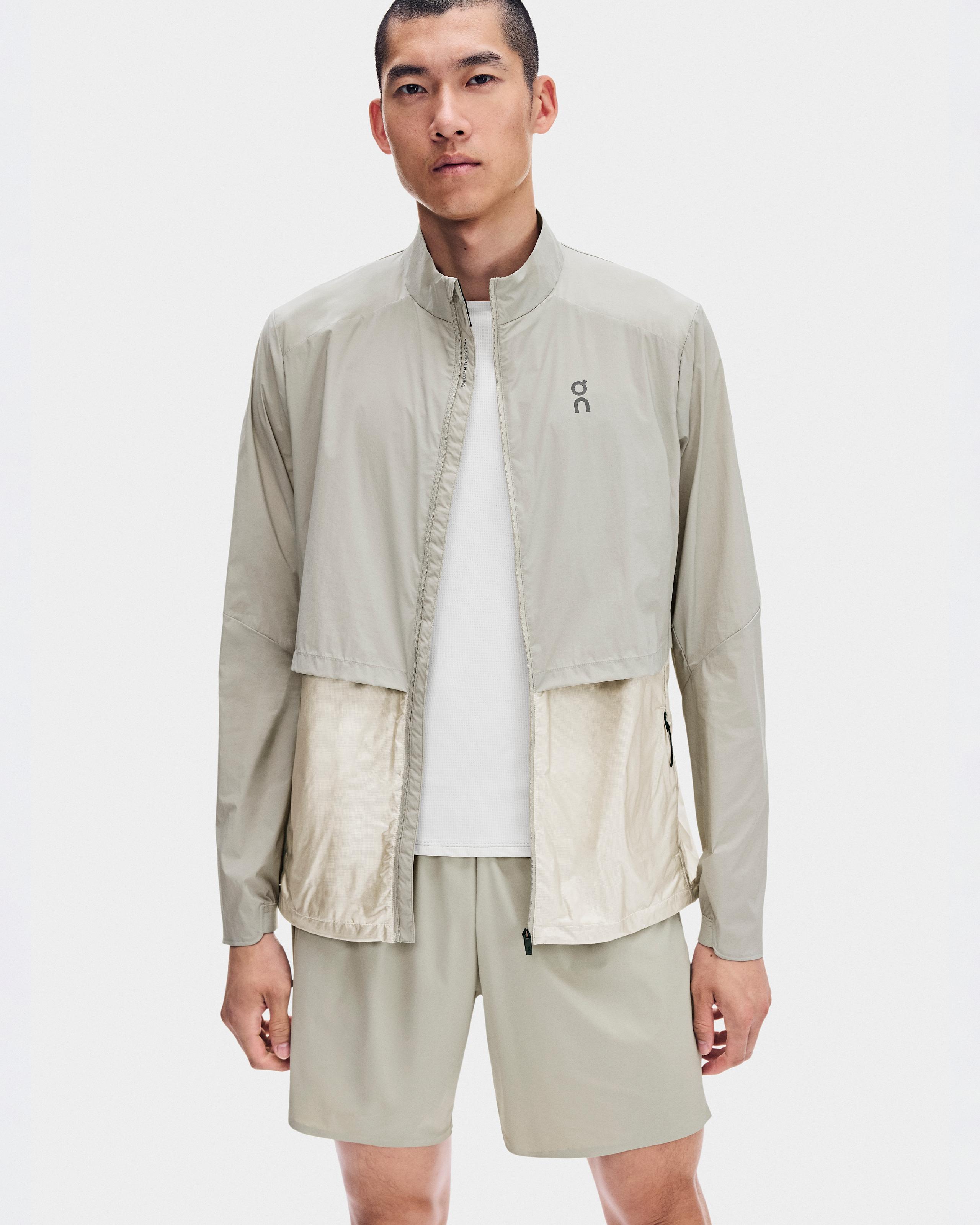 Мужская беговая куртка On Weather Jacket, Brume / Hare — фото 2