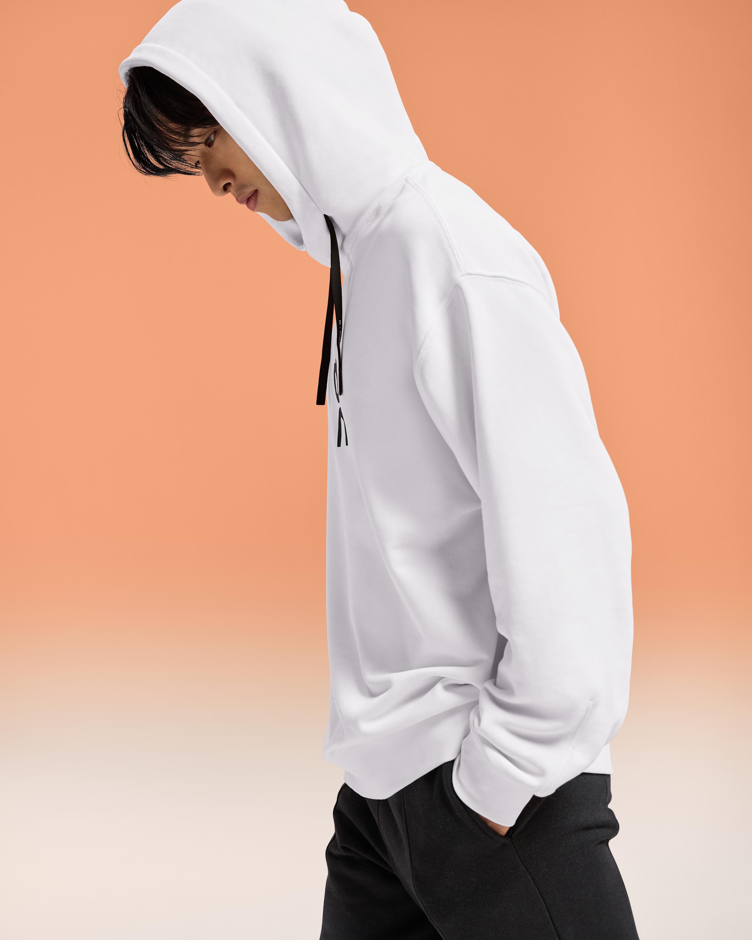 Мужское худи On Club Hoodie, White — фото 4