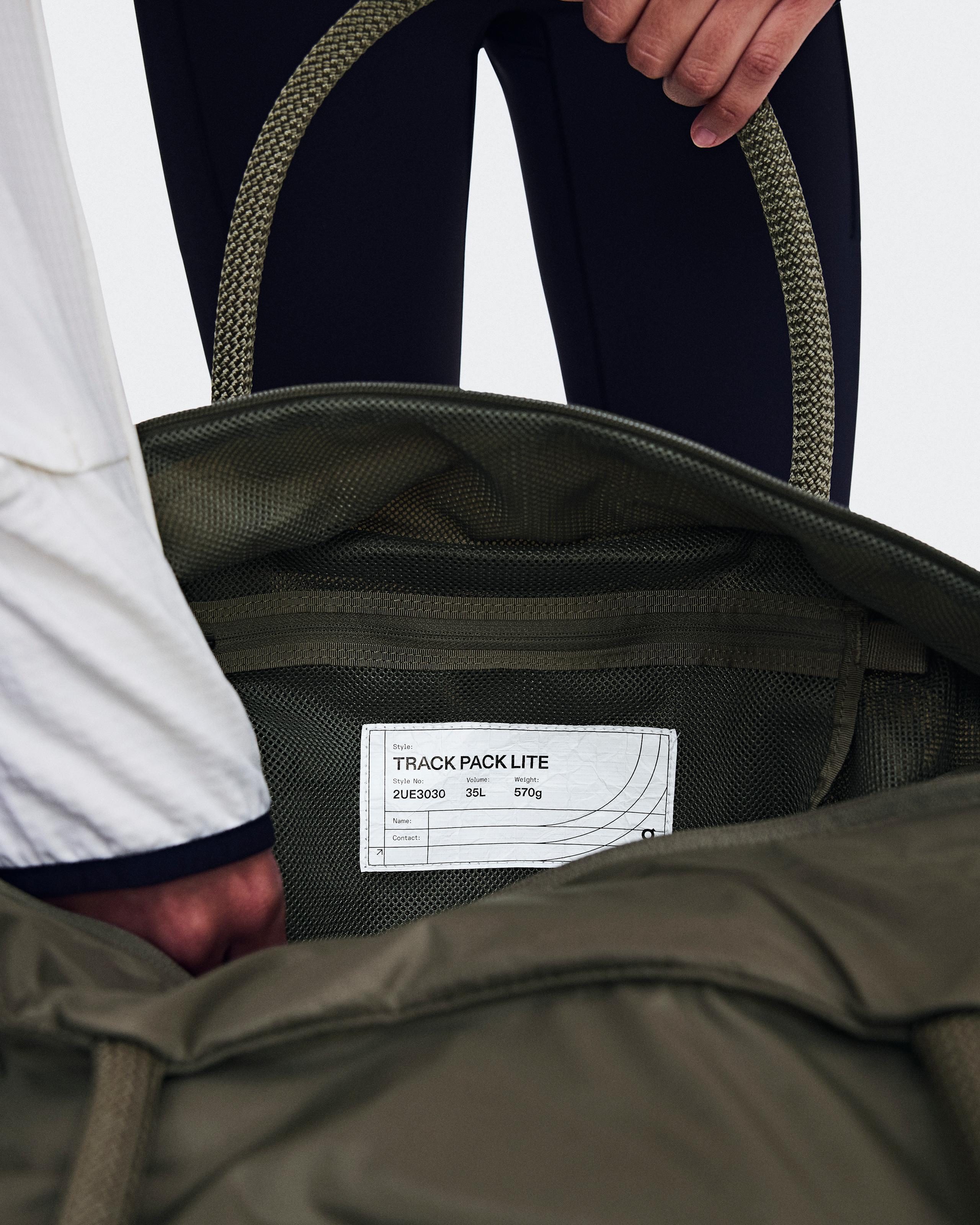 Сумка On Track Pack 35L Lite, оливковая — фото 7