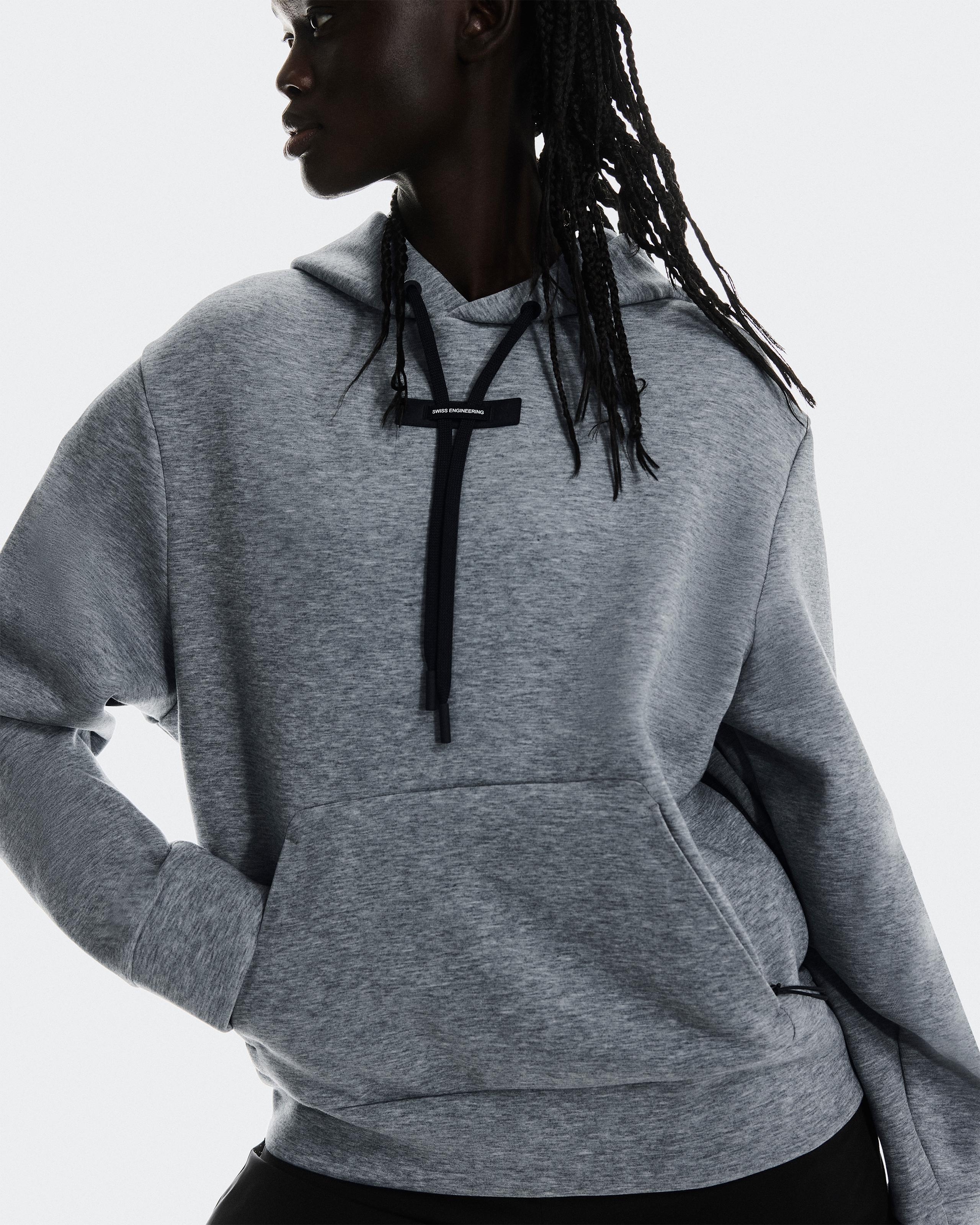 Женское худи On Focus Tech Hoodie, Basalt — фото 7