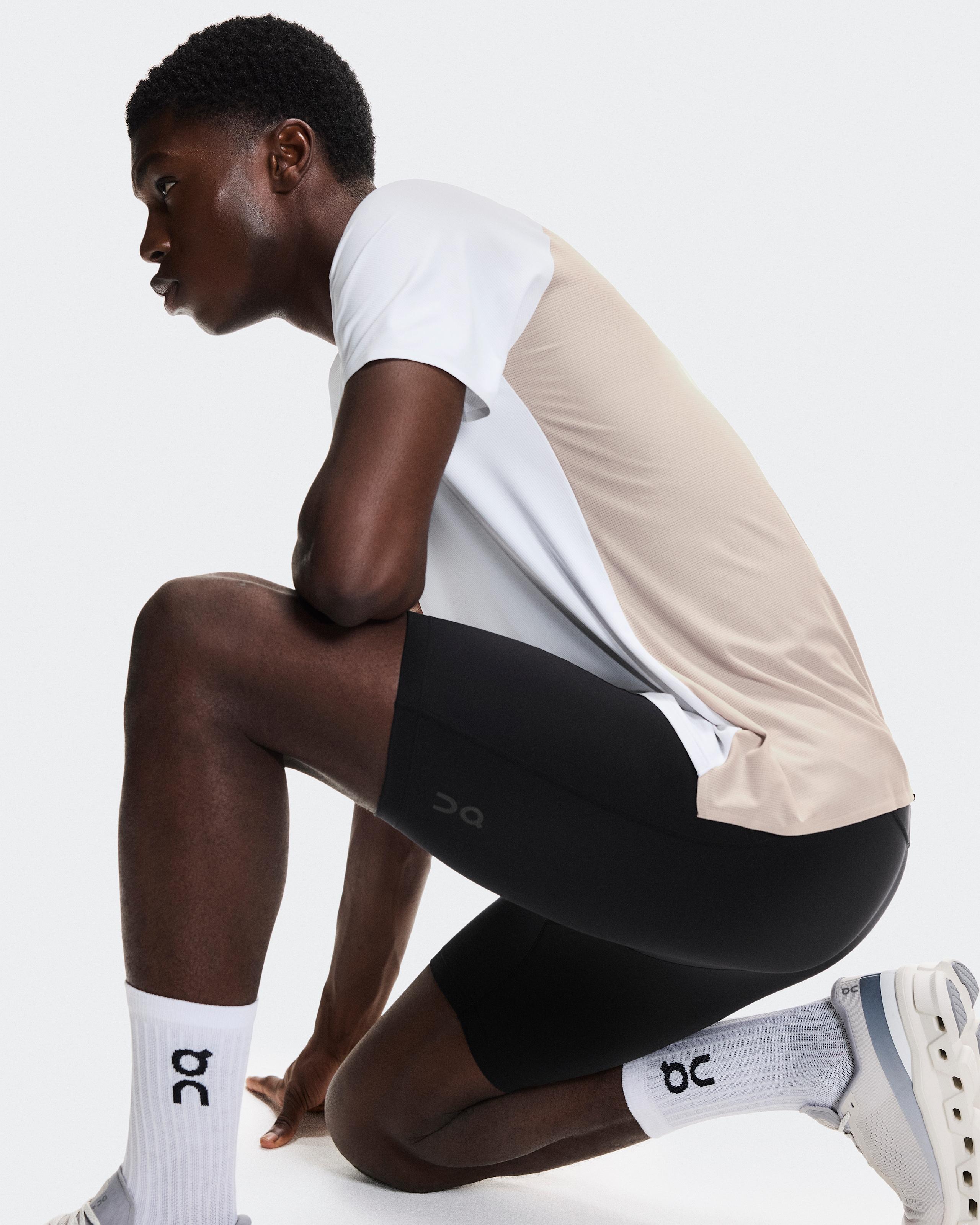 Тайтсы-шорты мужские On 8" Performance Tights, цвет чёрный (Black) — фото 8