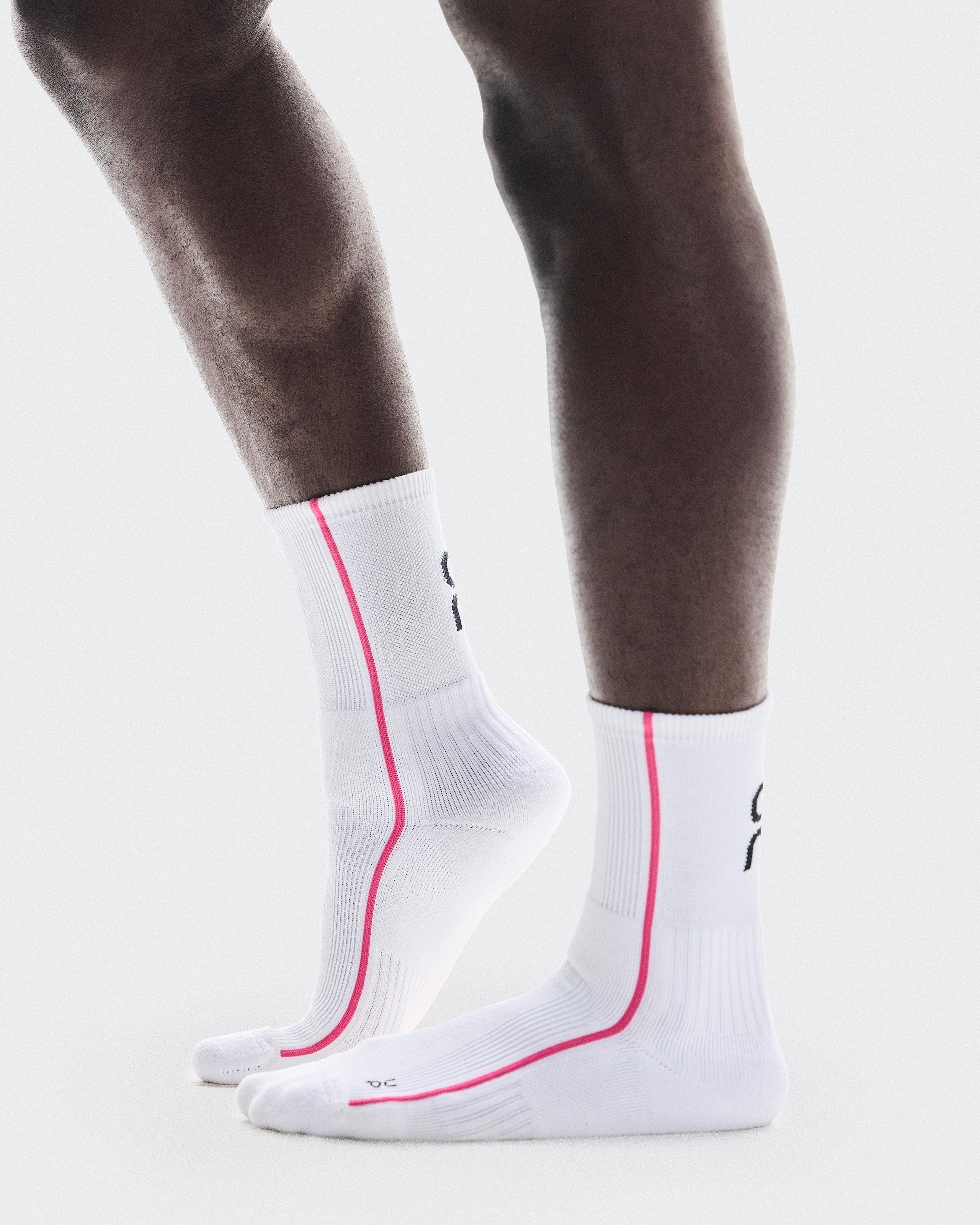 Носки Court Sock High, белый/розовый — фото 2
