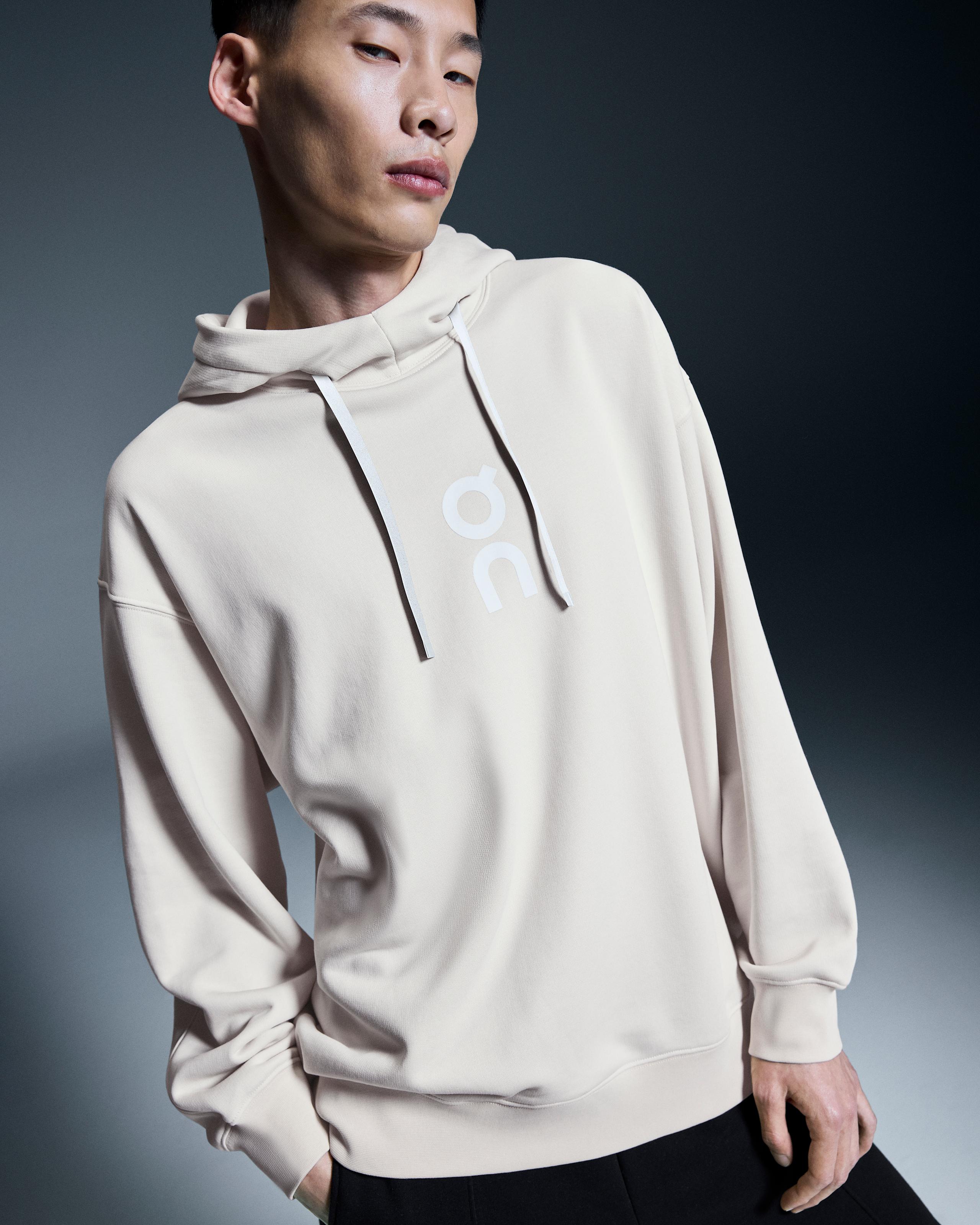 Мужское худи On Club Hoodie, Silver — фото 5