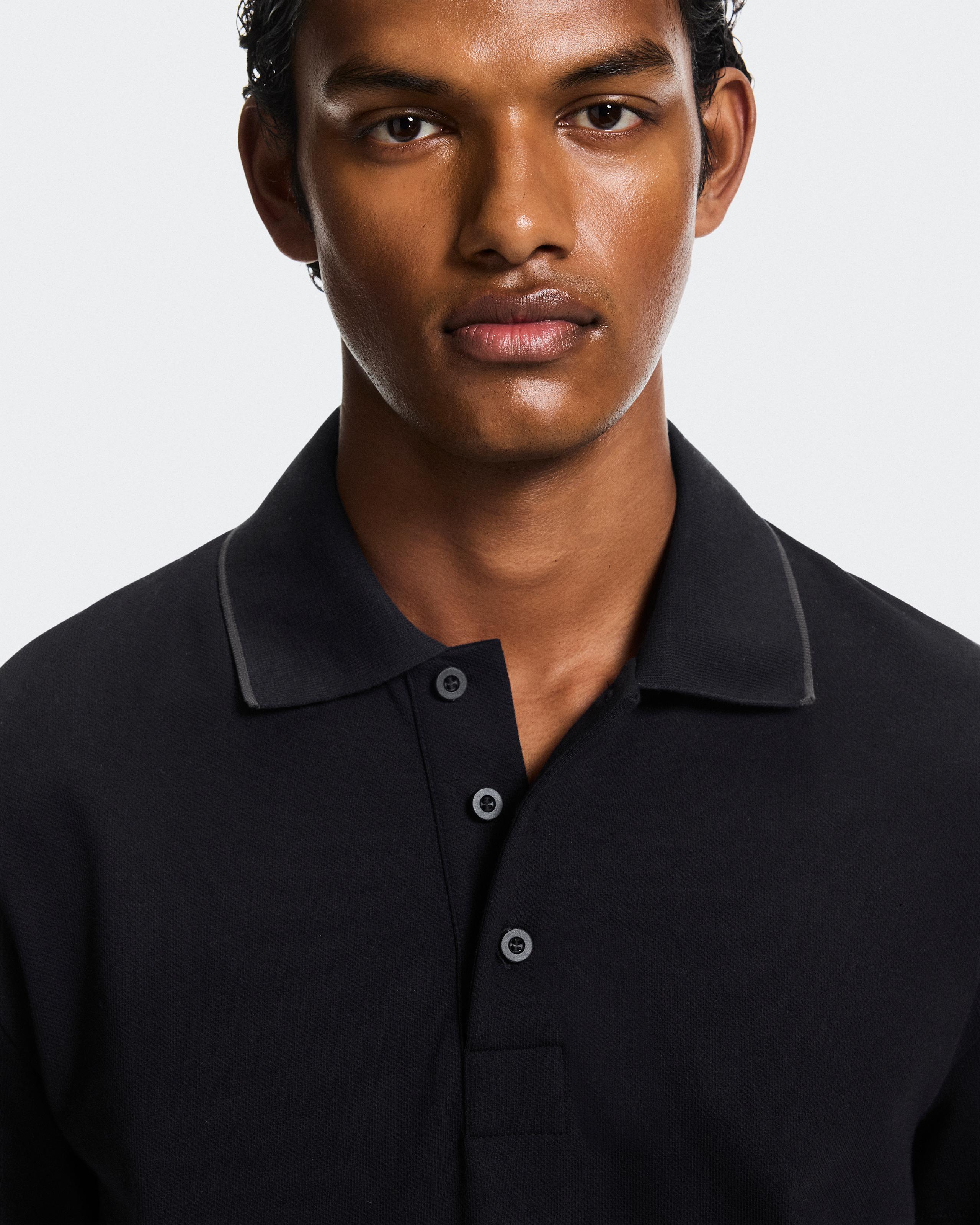 Мужское поло On Courtside Polo, Black / Eclipse — фото 4