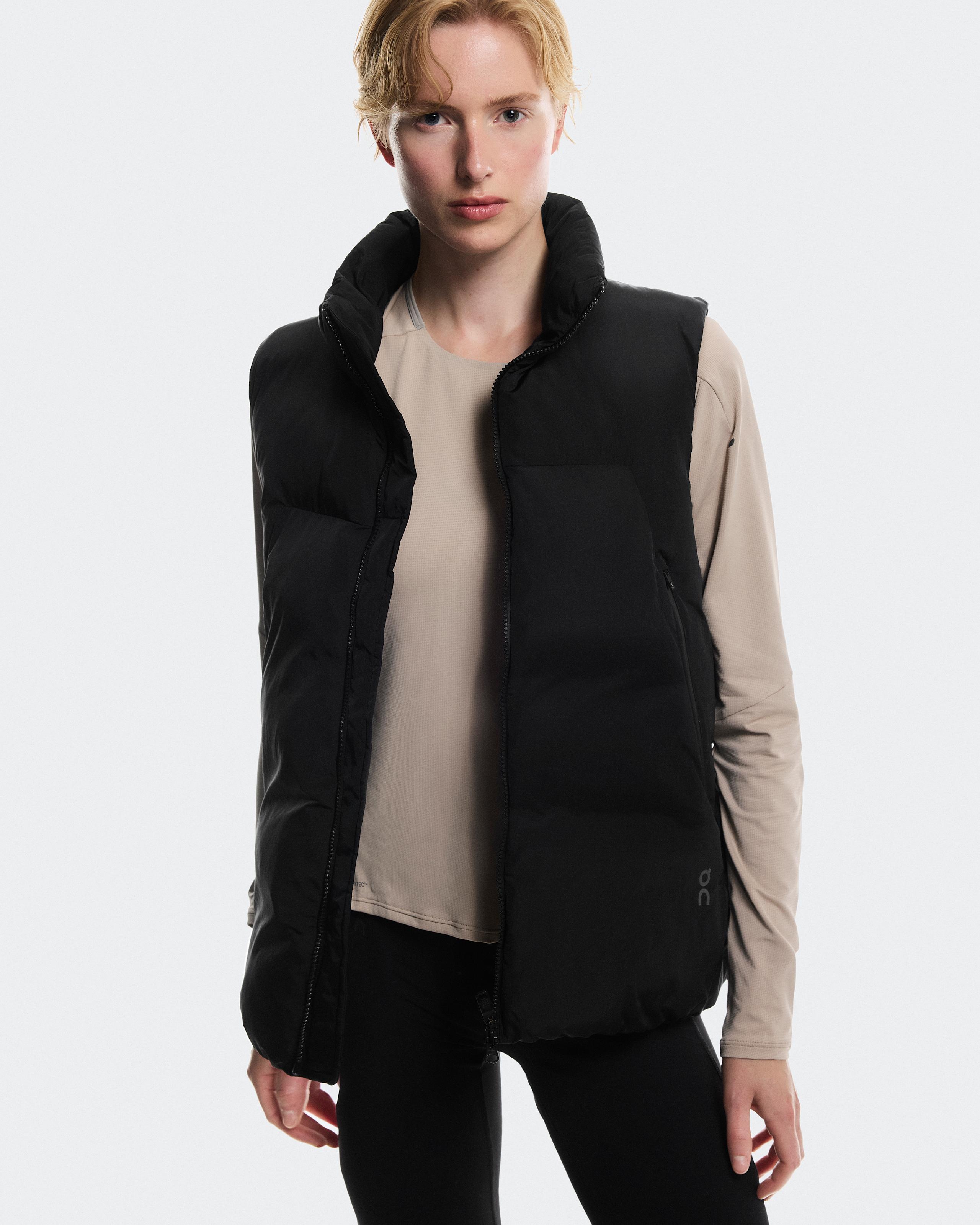 Женский утеплённый жилет All-Day Puffer Vest, чёрный — фото 6