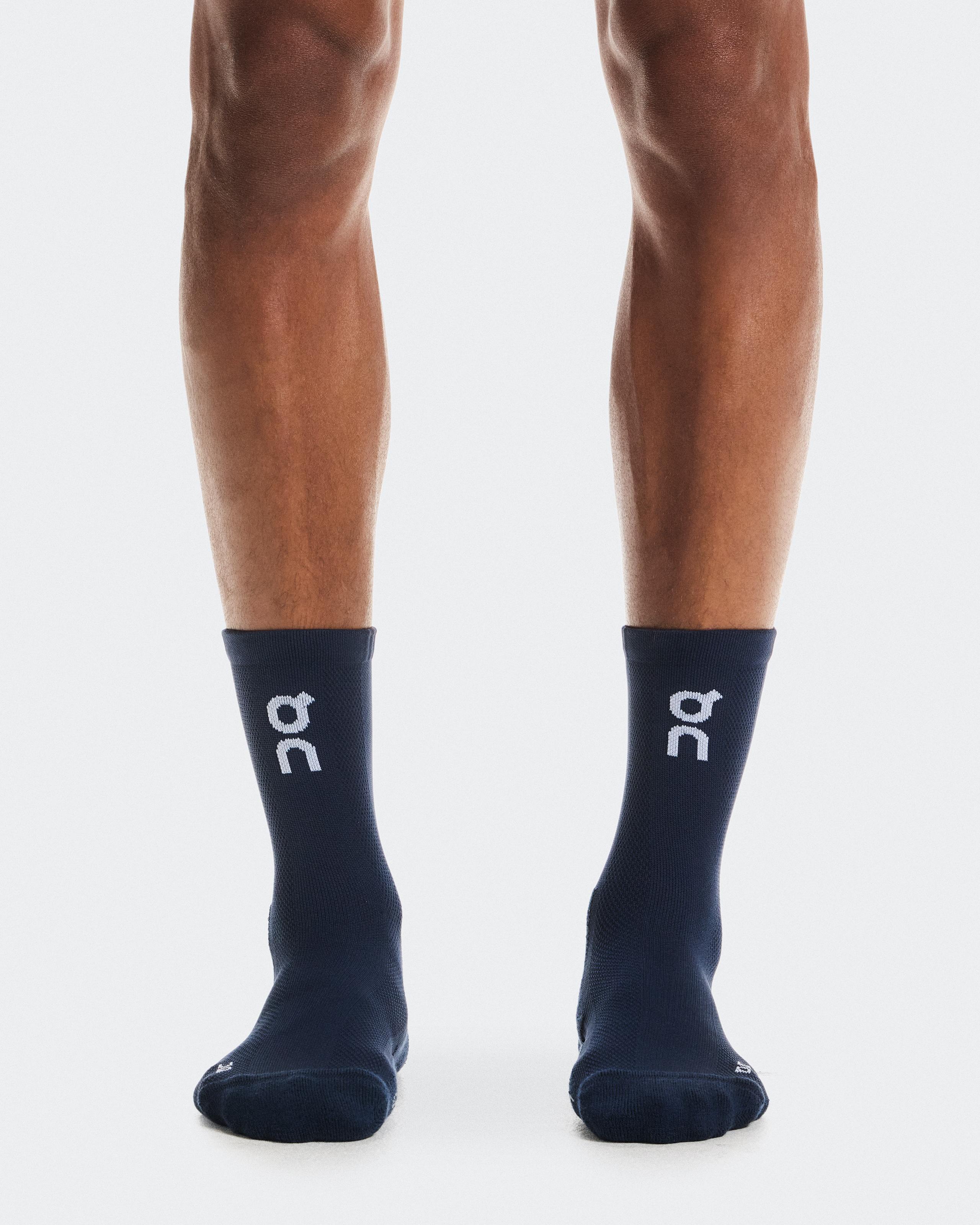 Core Run Sock High 2P Navy