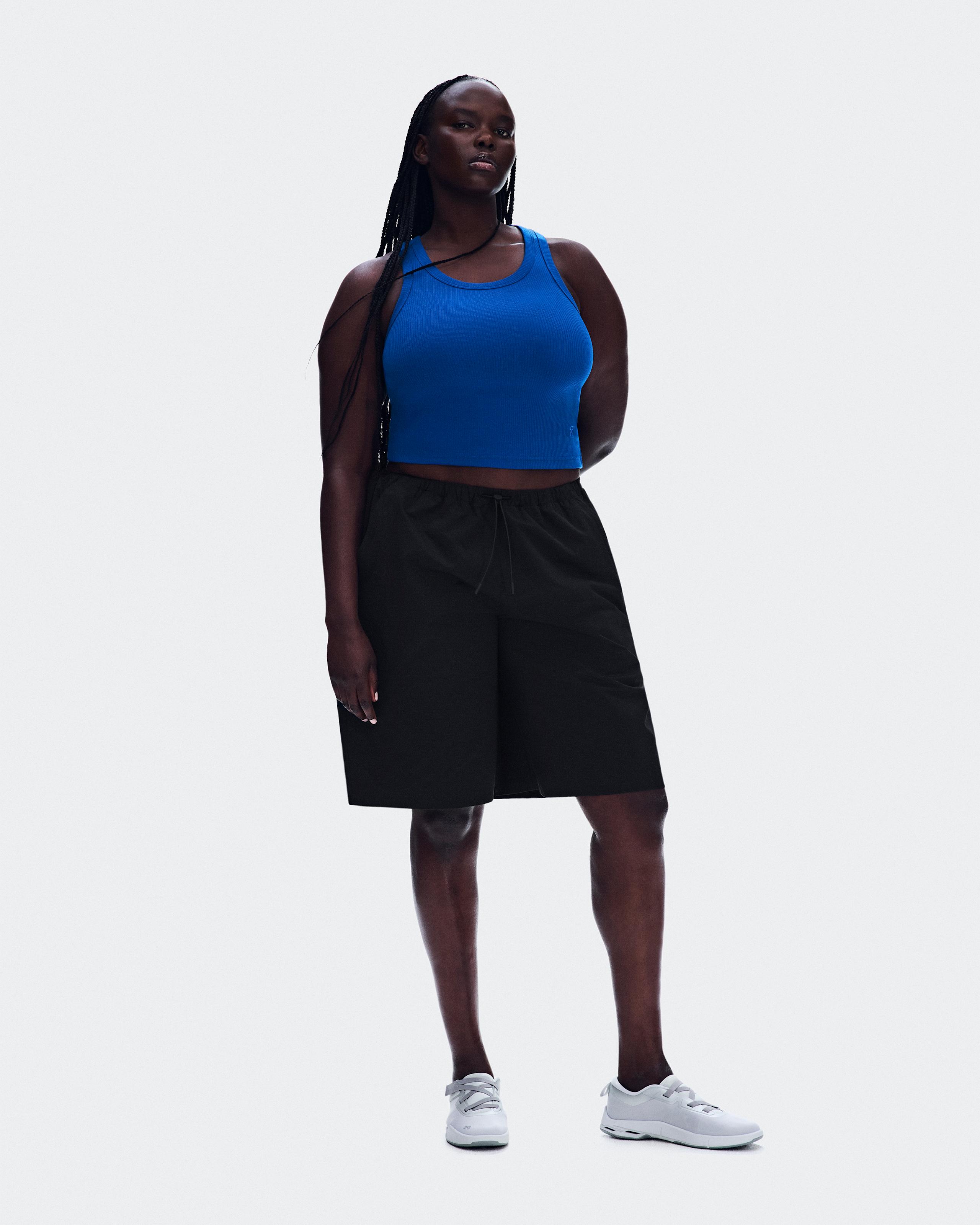 All-Day Ribbed Tank Indigo