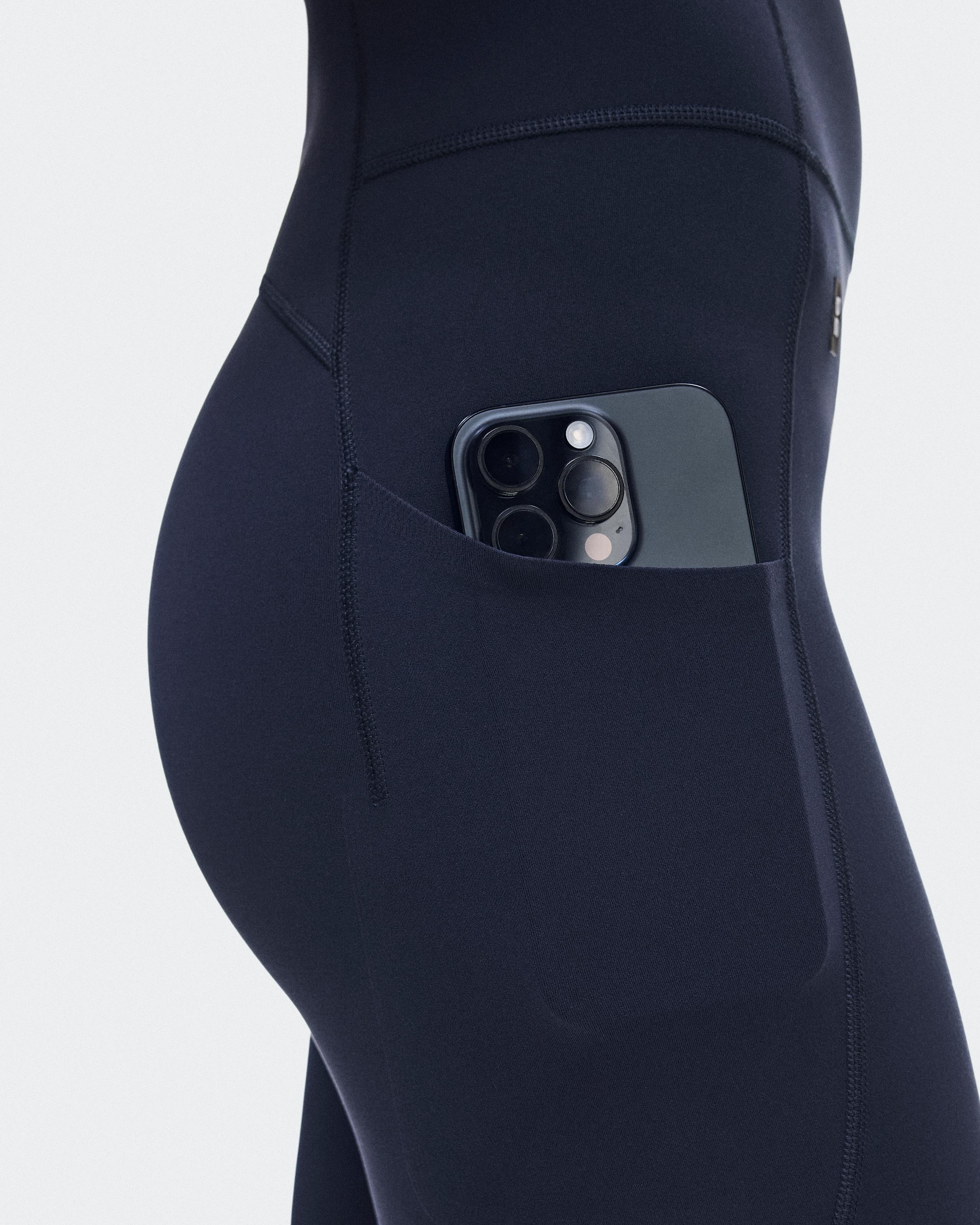 Женские леггинсы On Studio Leggings 7/8, Navy — фото 7