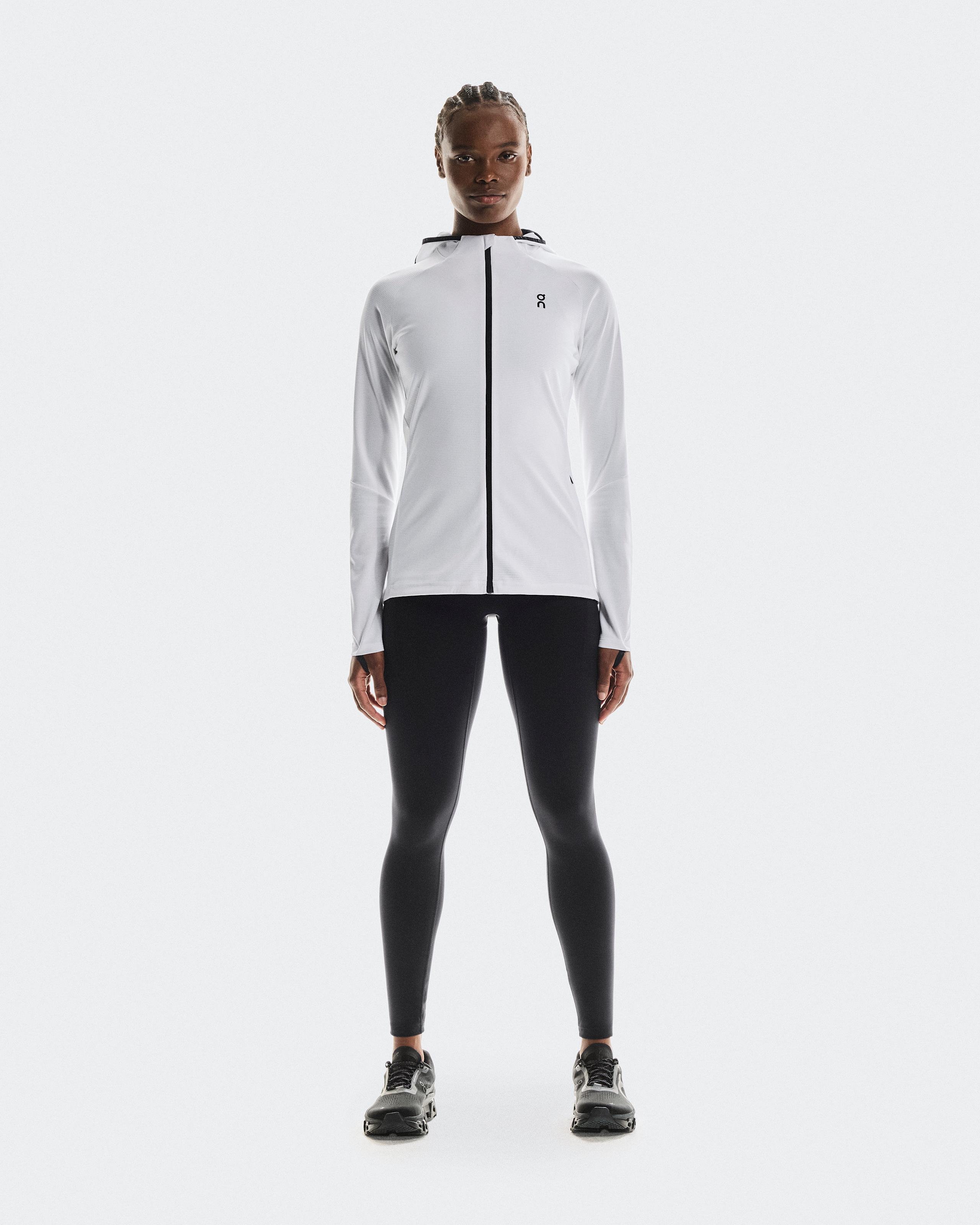 Climate Zip Hoodie White