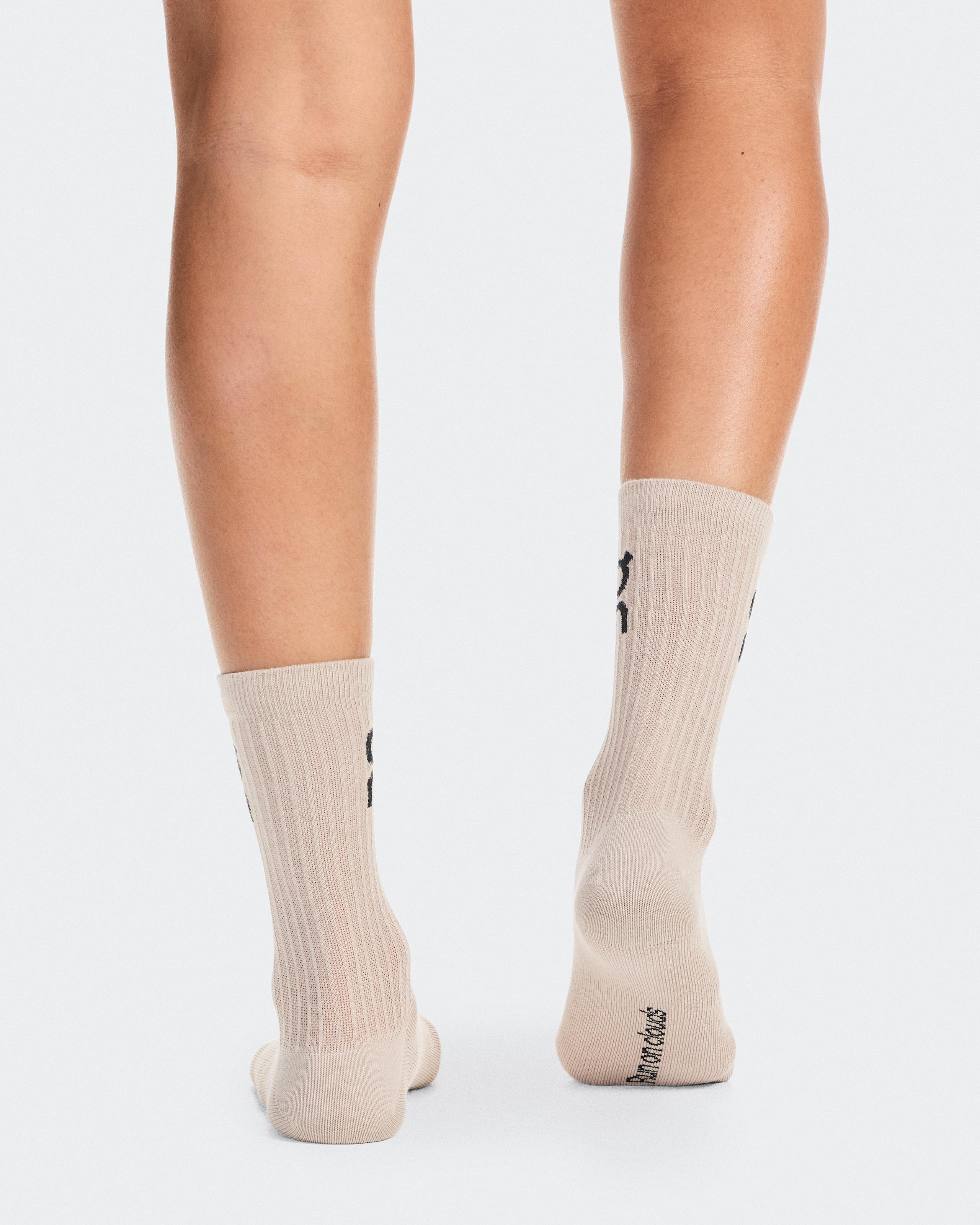 Носки Logo Sock High 3P, лимонадный жёлтый/оловянный (3 пары) — фото 3