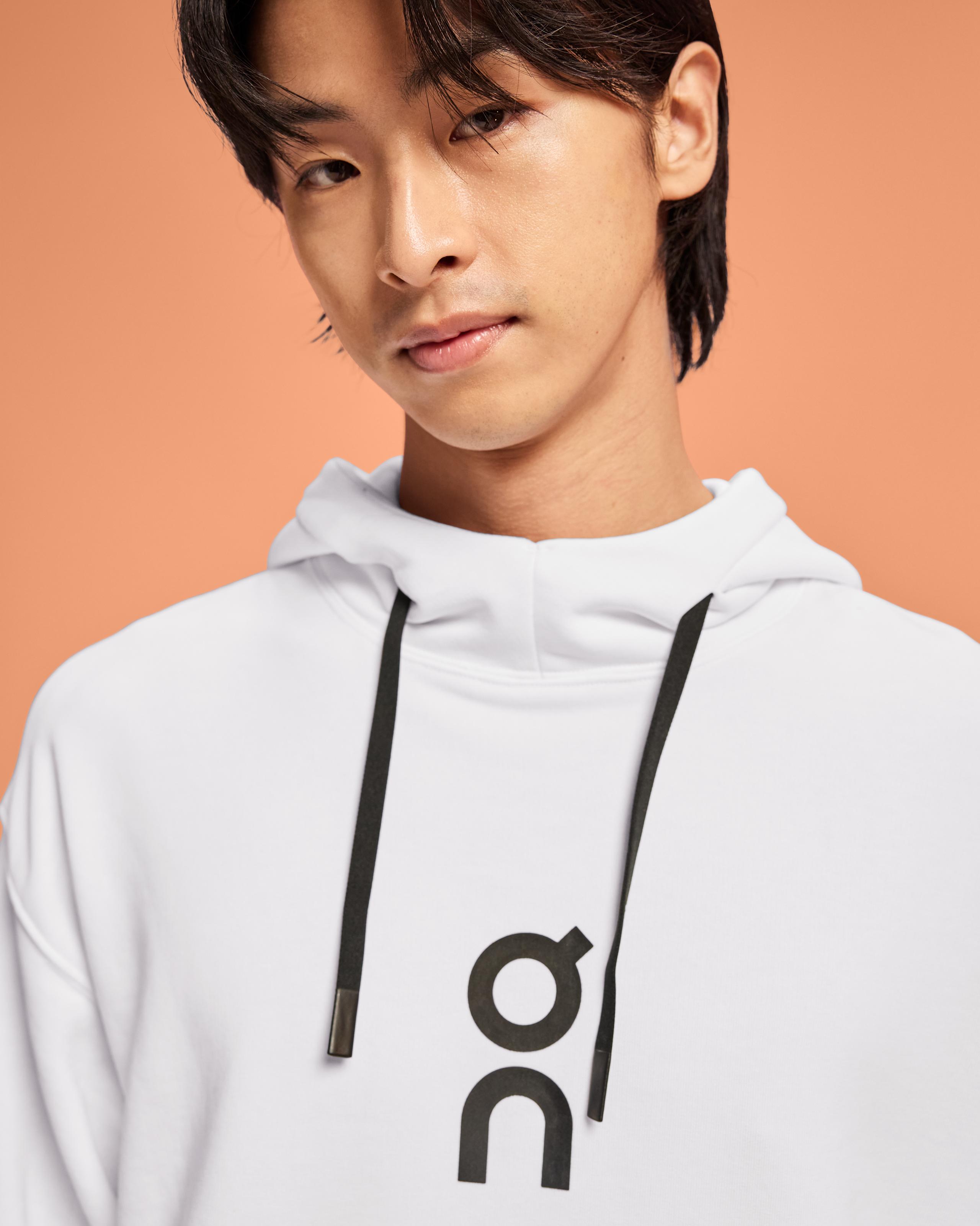 Мужское худи On Club Hoodie, White — фото 5