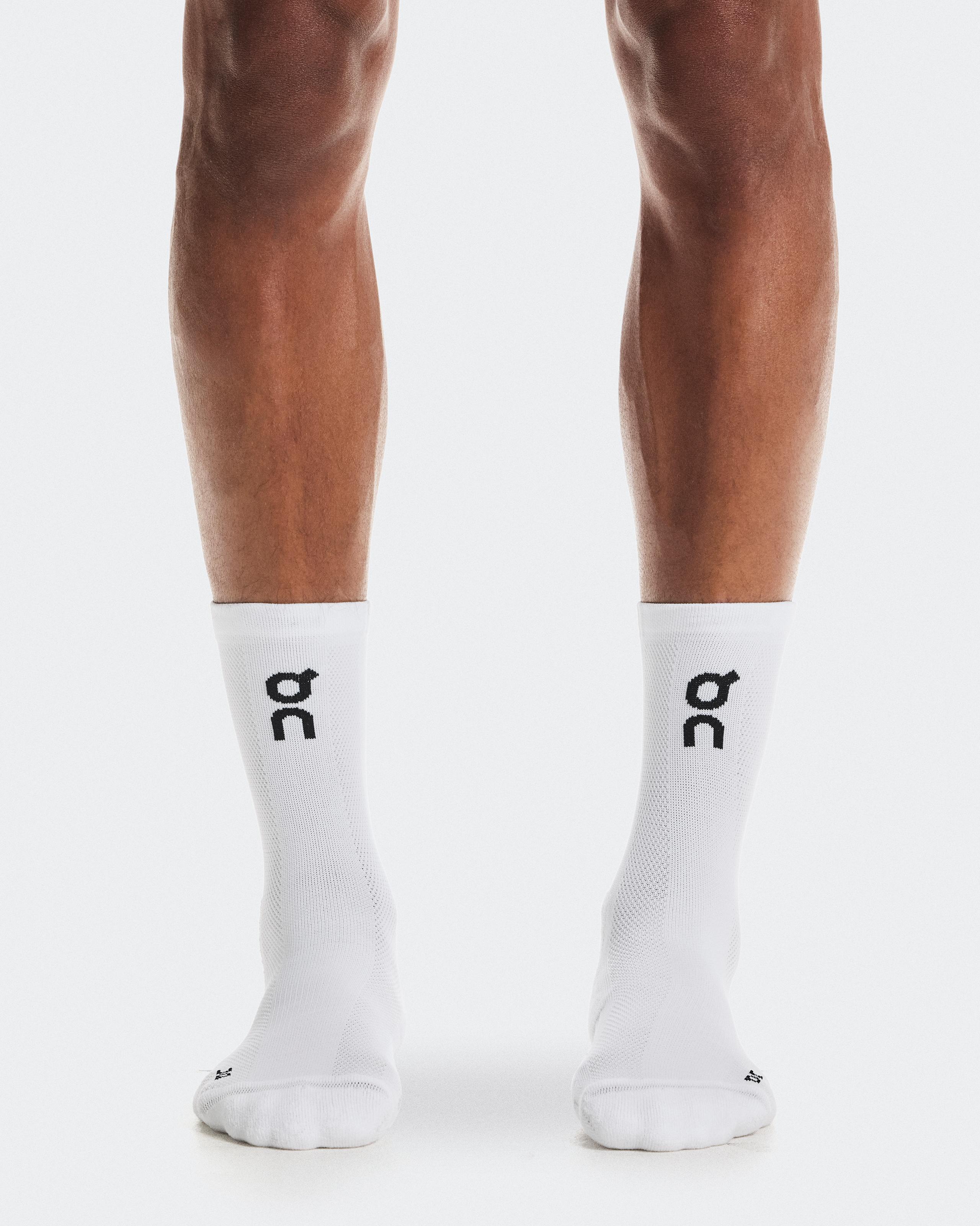 Core Run Sock High 2P White