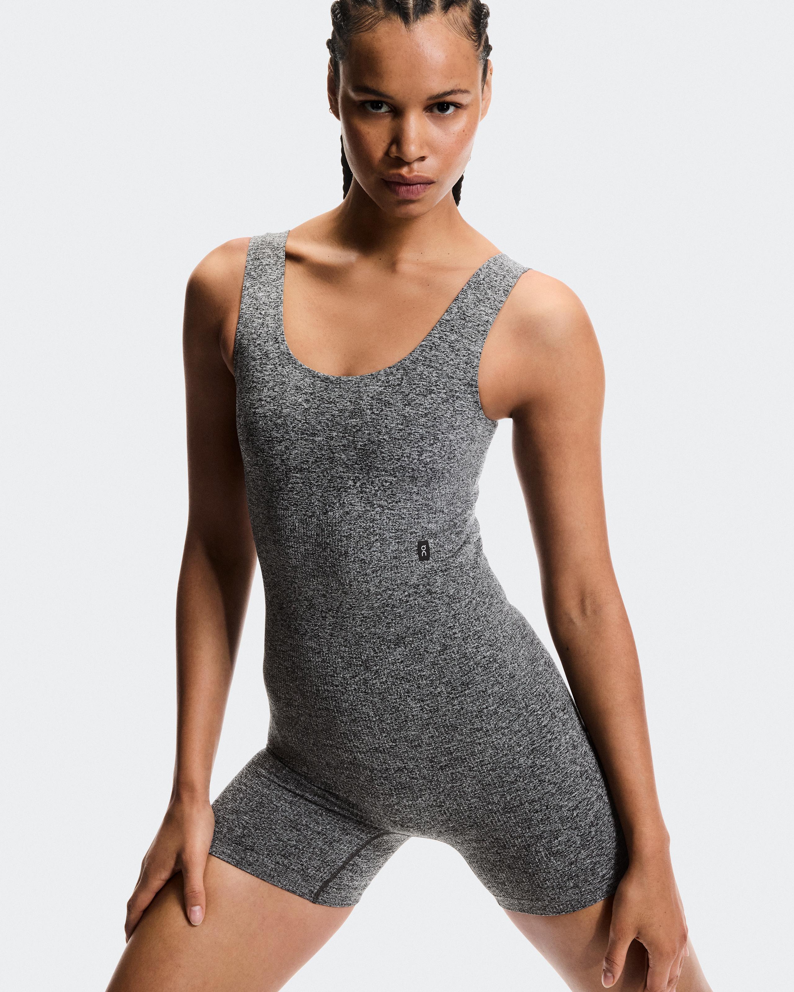 Женское боди On Studio Knit Bodysuit, Graphite Heather — фото 3