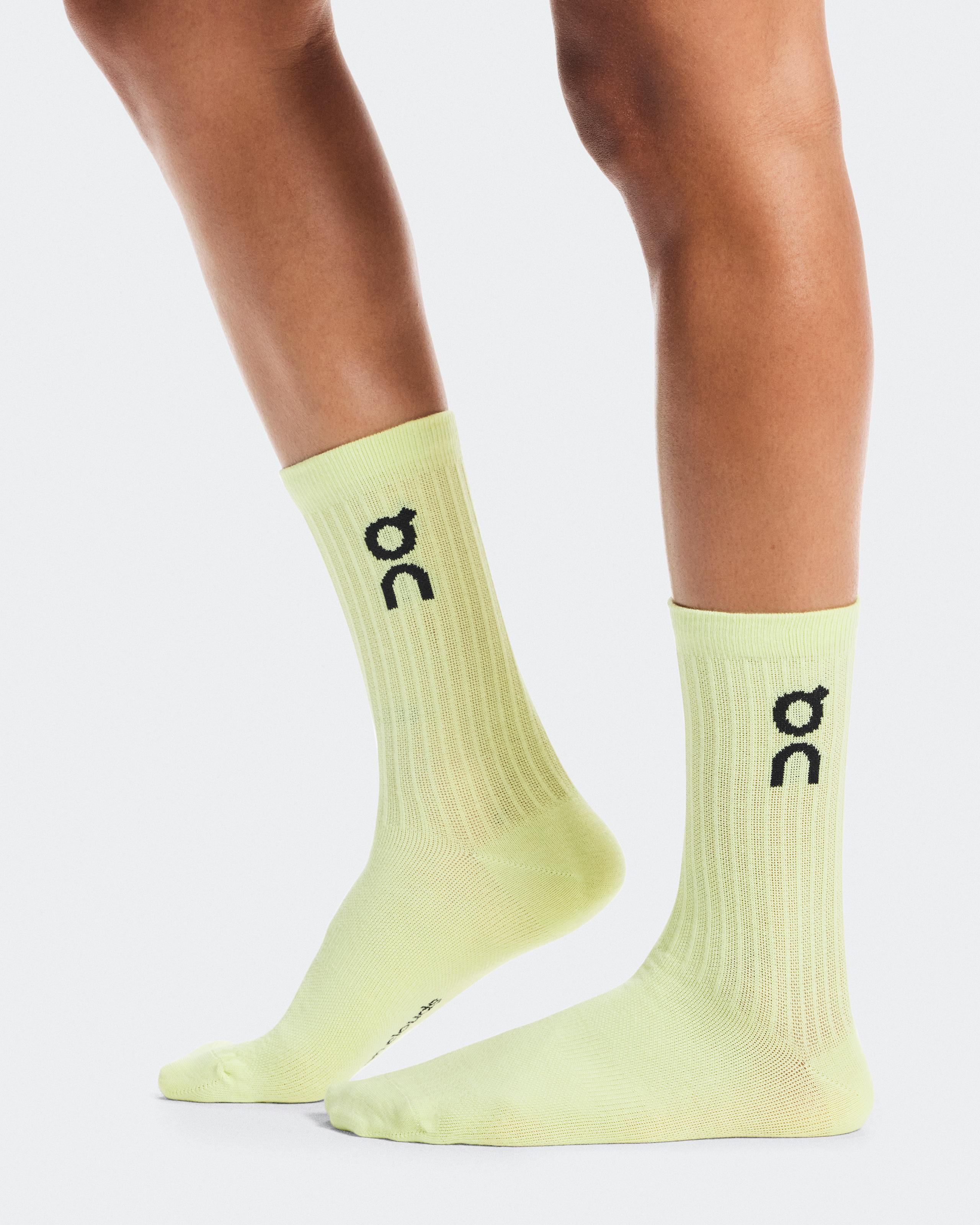 Носки Logo Sock High 3P, лимонадный жёлтый/оловянный (3 пары) — фото 2