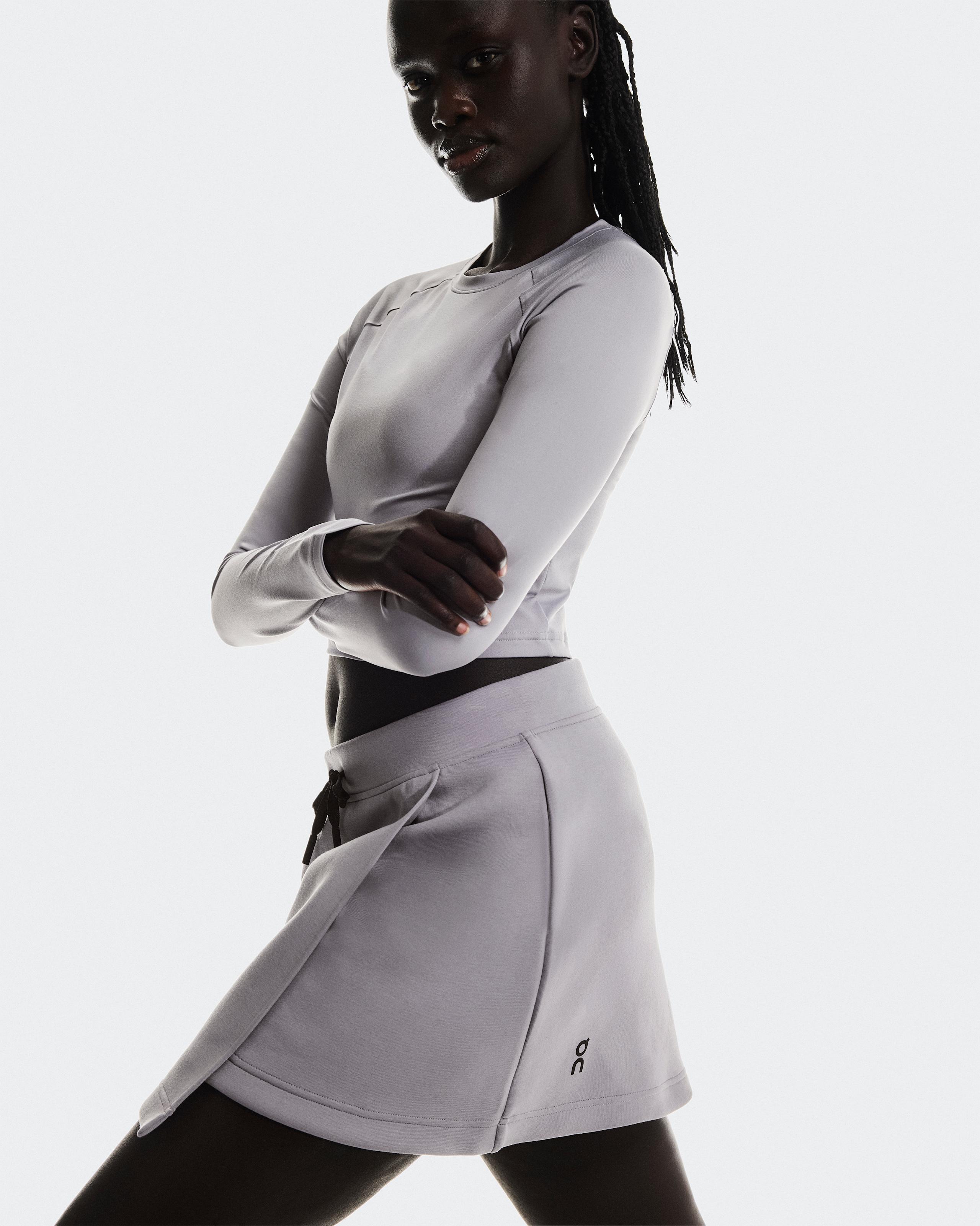 Женская юбка On Focus Tech Skirt, Lilac — фото 3