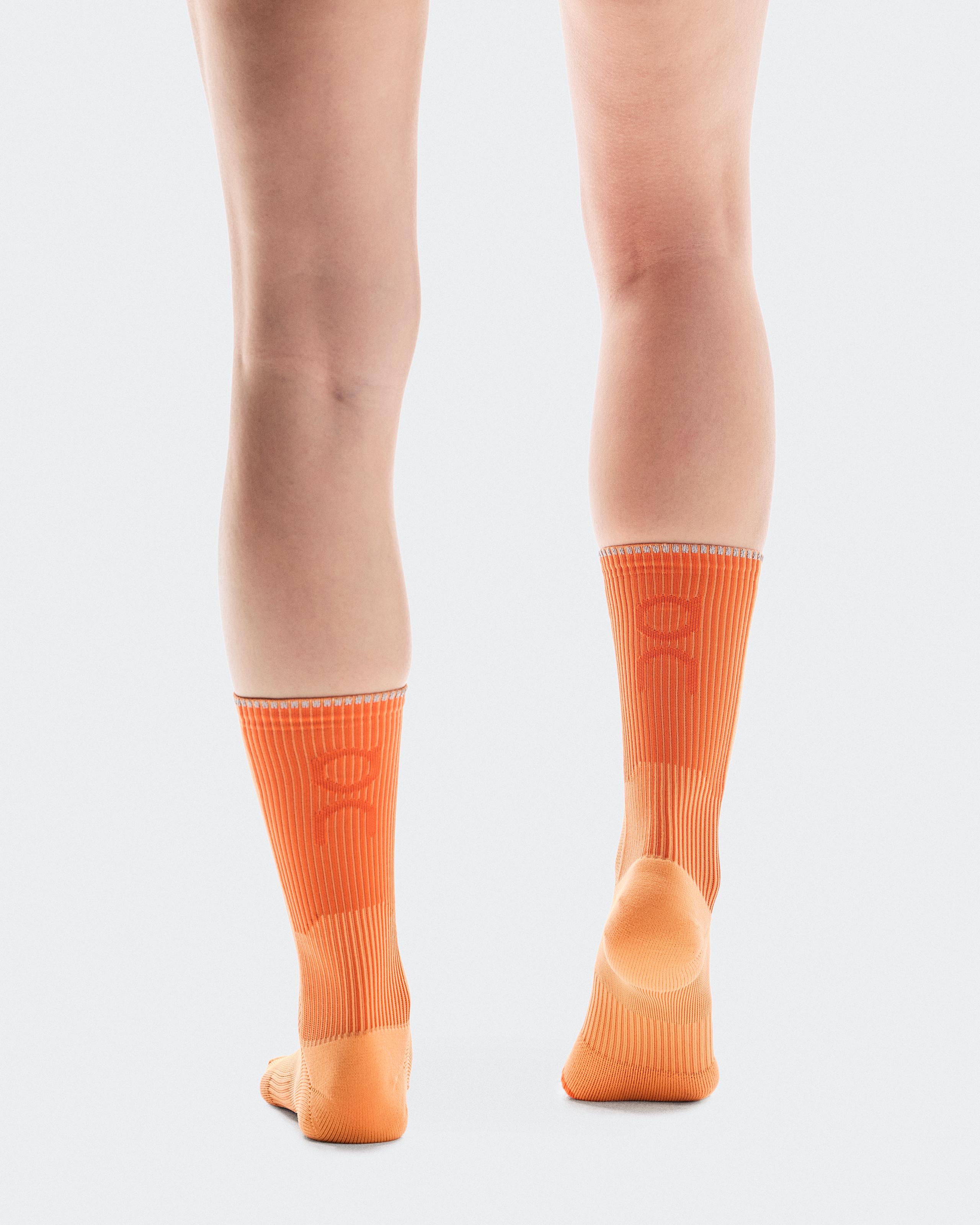 Носки Performance Run Sock High, Tangerine / Flame — фото 3