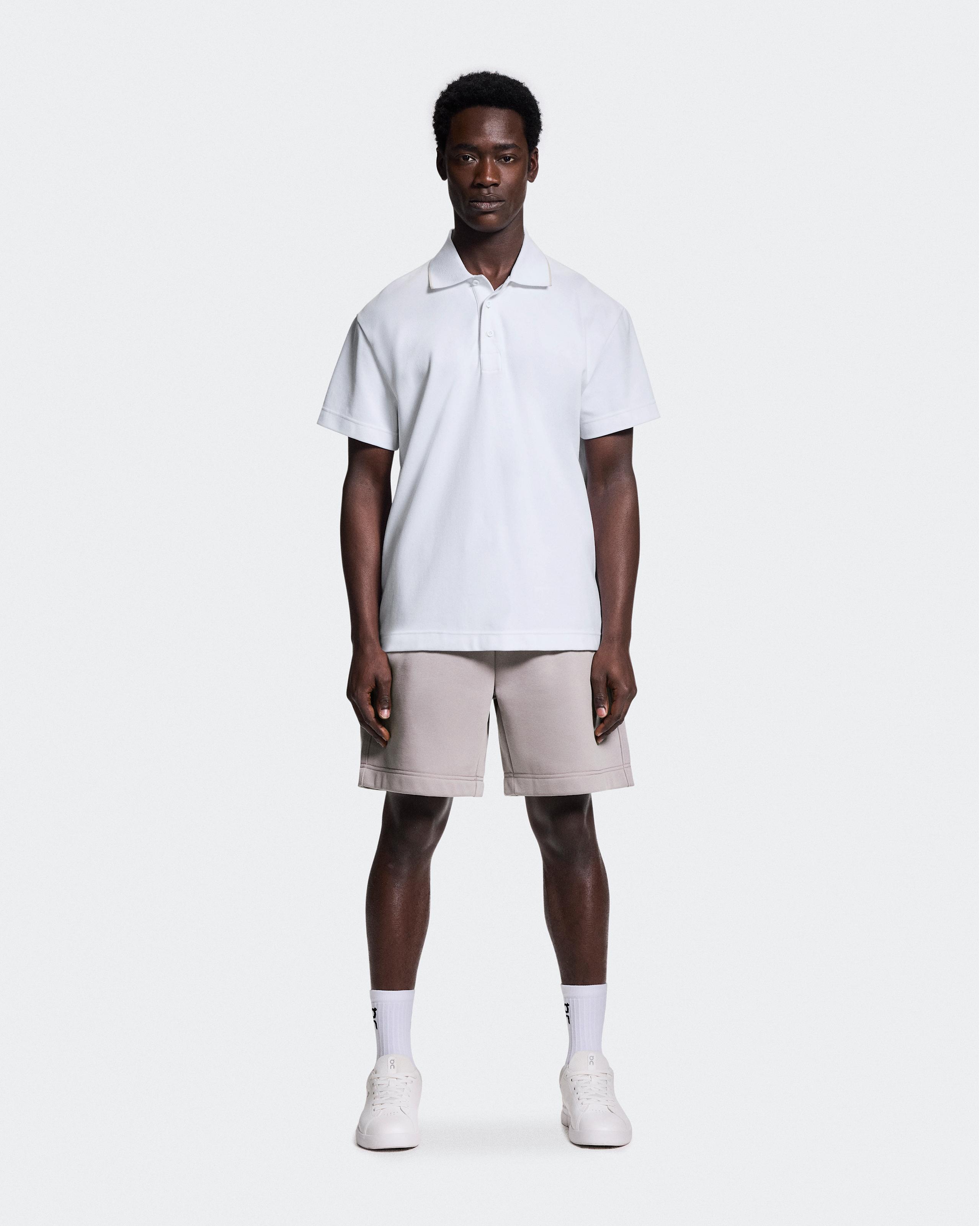 Courtside Polo White | Sand