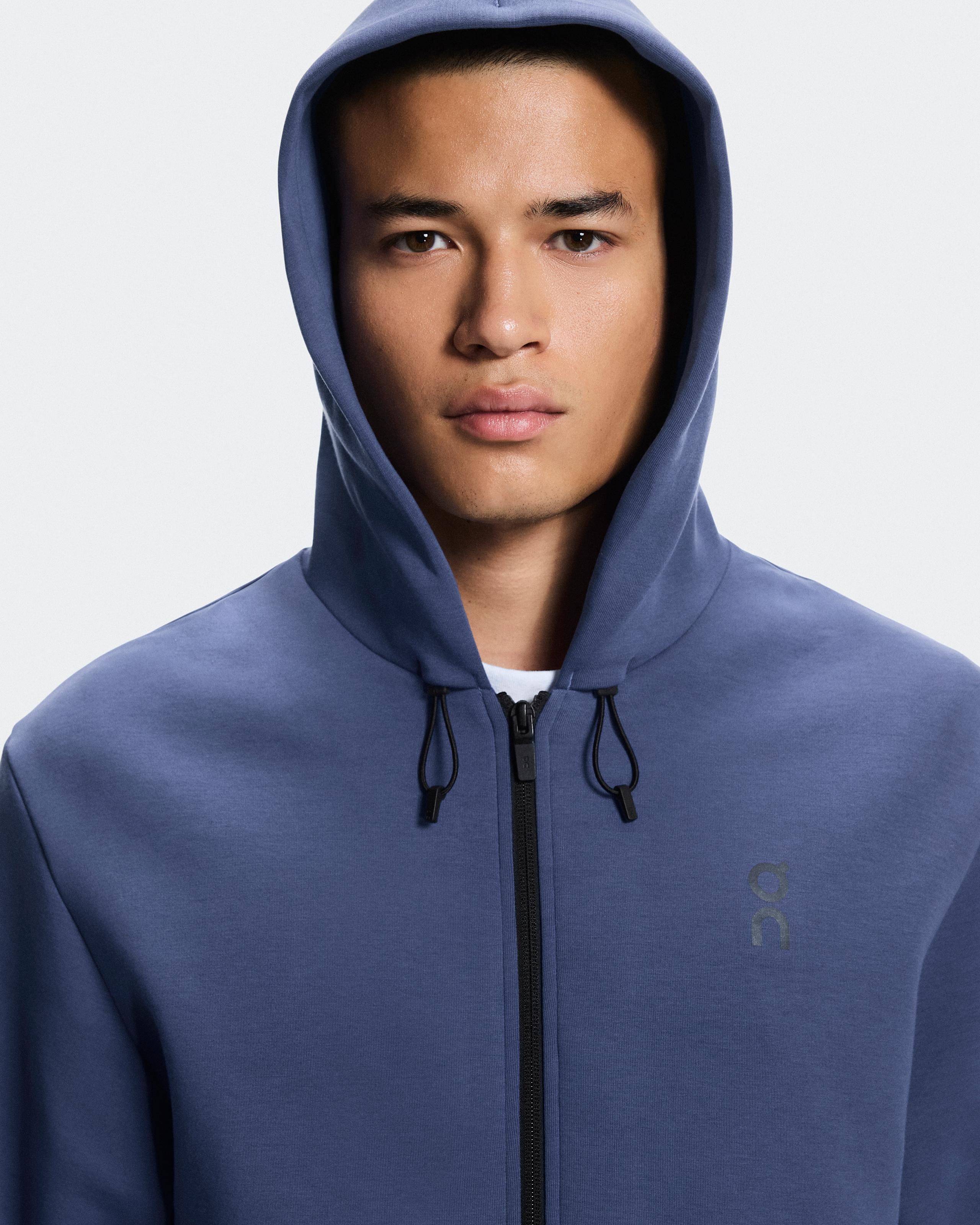 Мужское худи на молнии On Focus Tech Zip Hoodie, Acai — фото 5
