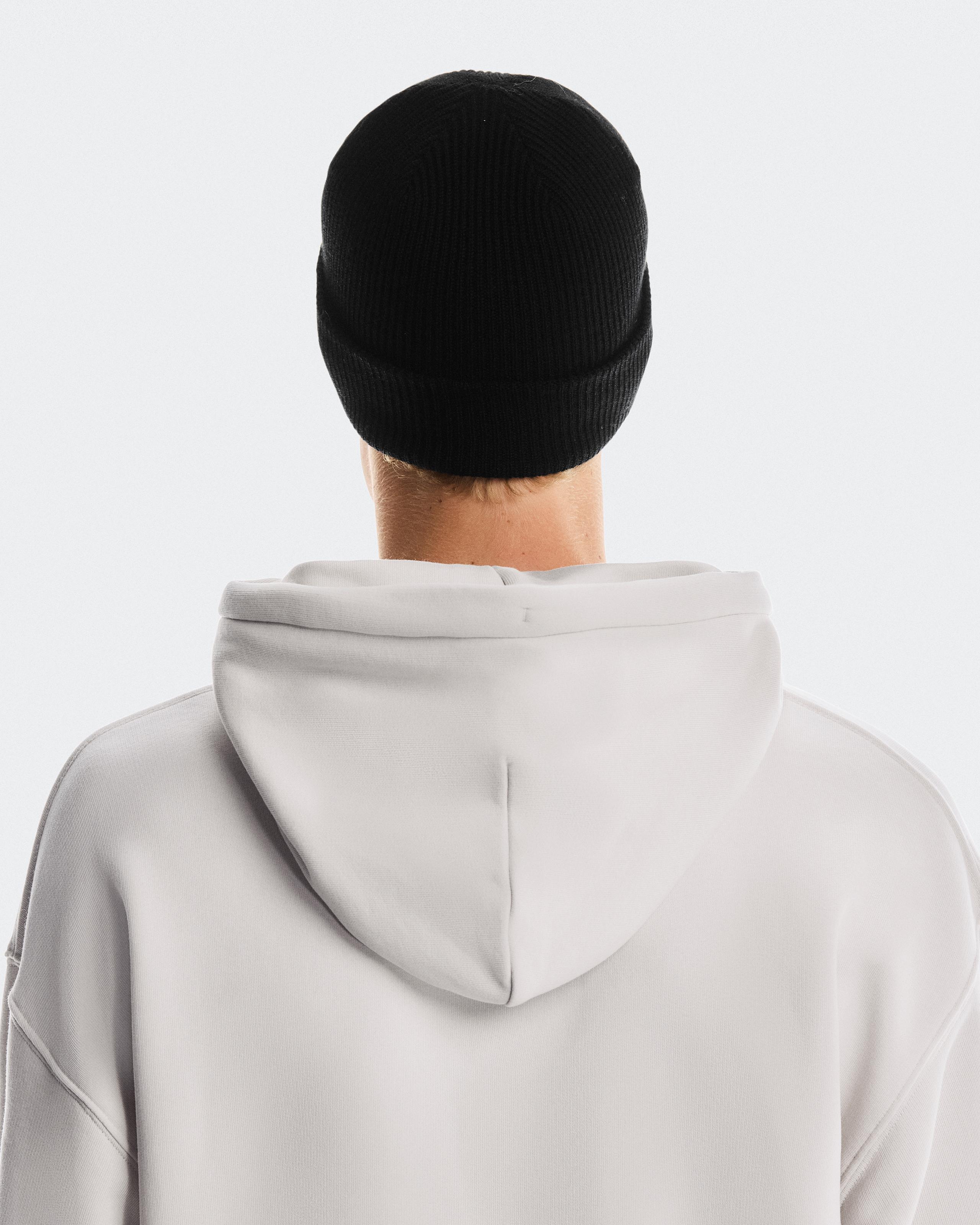 Шапка Merino Beanie, чёрная — фото 4